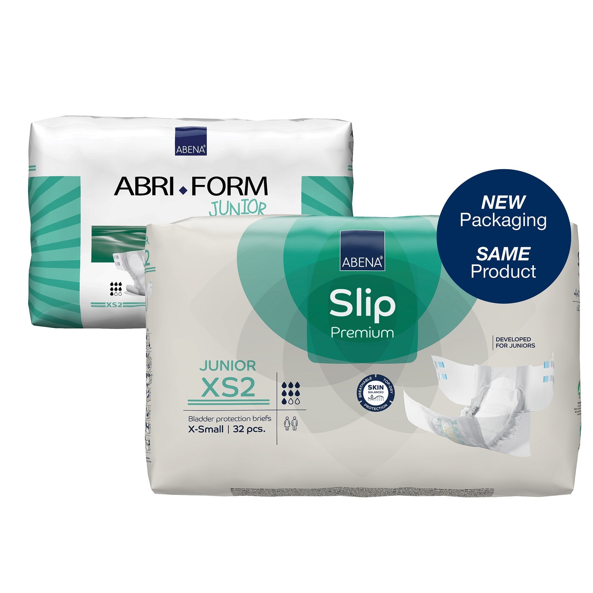 Abena® Slip Premium Junior XS2 - Extra Small Incontinence Briefs (32 Pack)