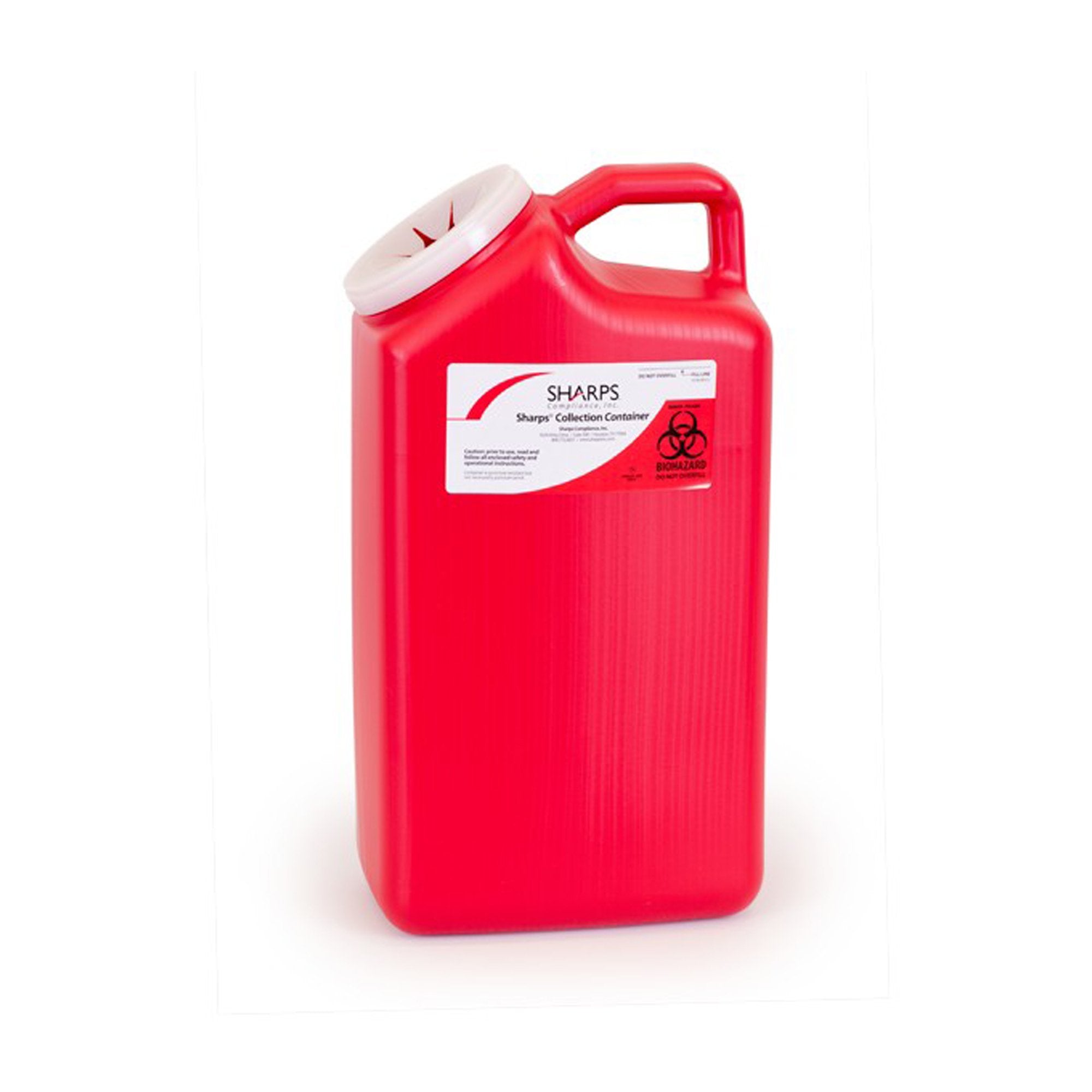 Sharps Recovery System™ Mailback Sharps Container, 3 Gallon, 17 x 6 x 9 Inch (8 Units)