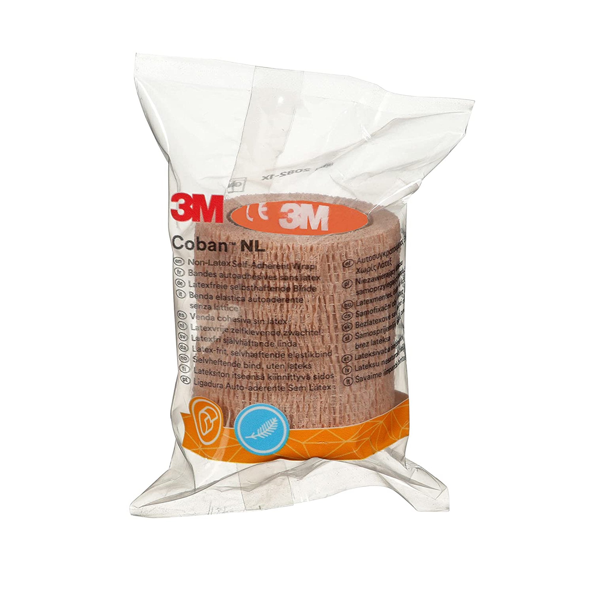 Cohesive Bandage 3M™ Coban™ NL 2 X 60 Inch Self-Adherent Closure Tan NonSterile Standard Compression
