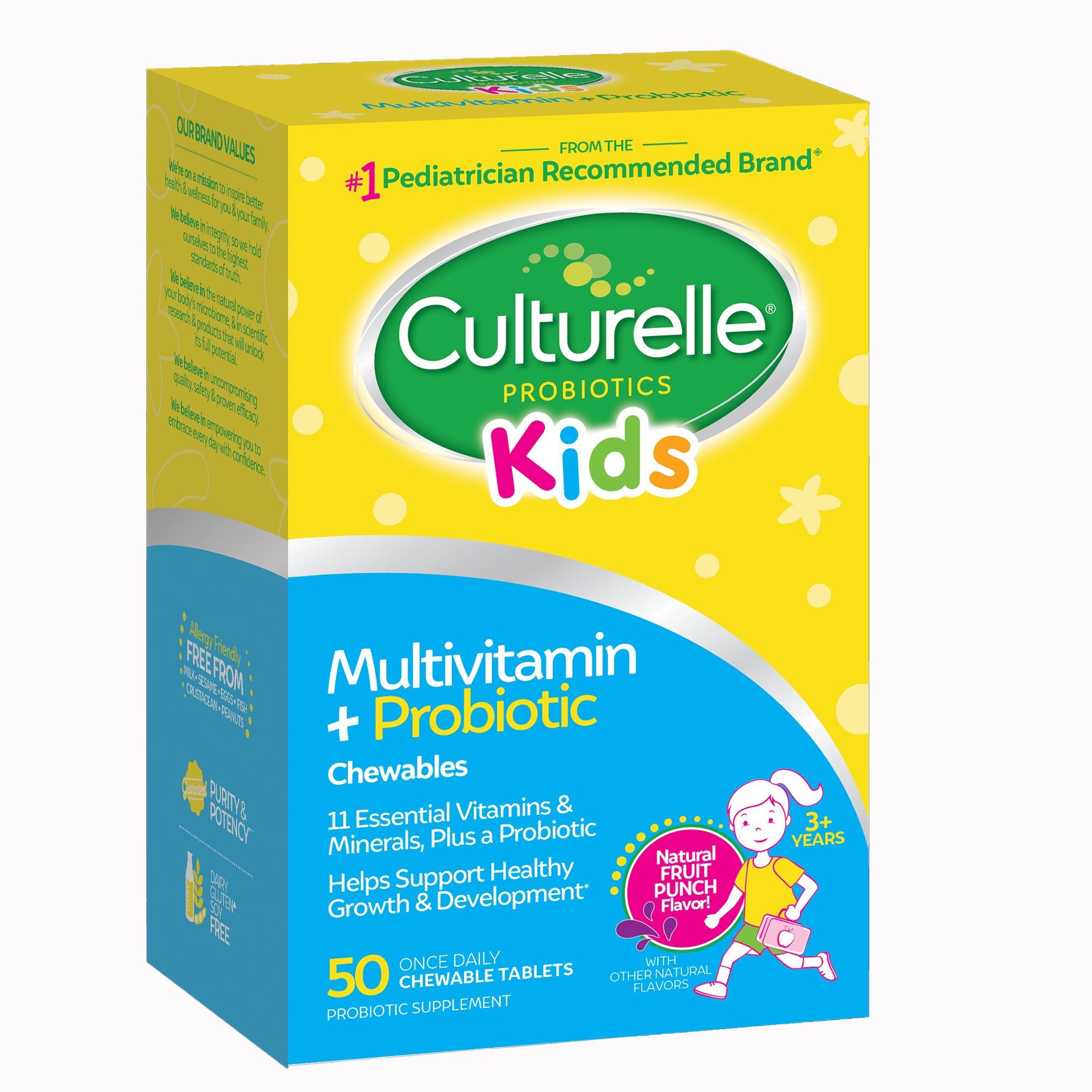 Pediatric Probiotic Dietary Supplement Culturelle® 50 per Box Tablet - image 2