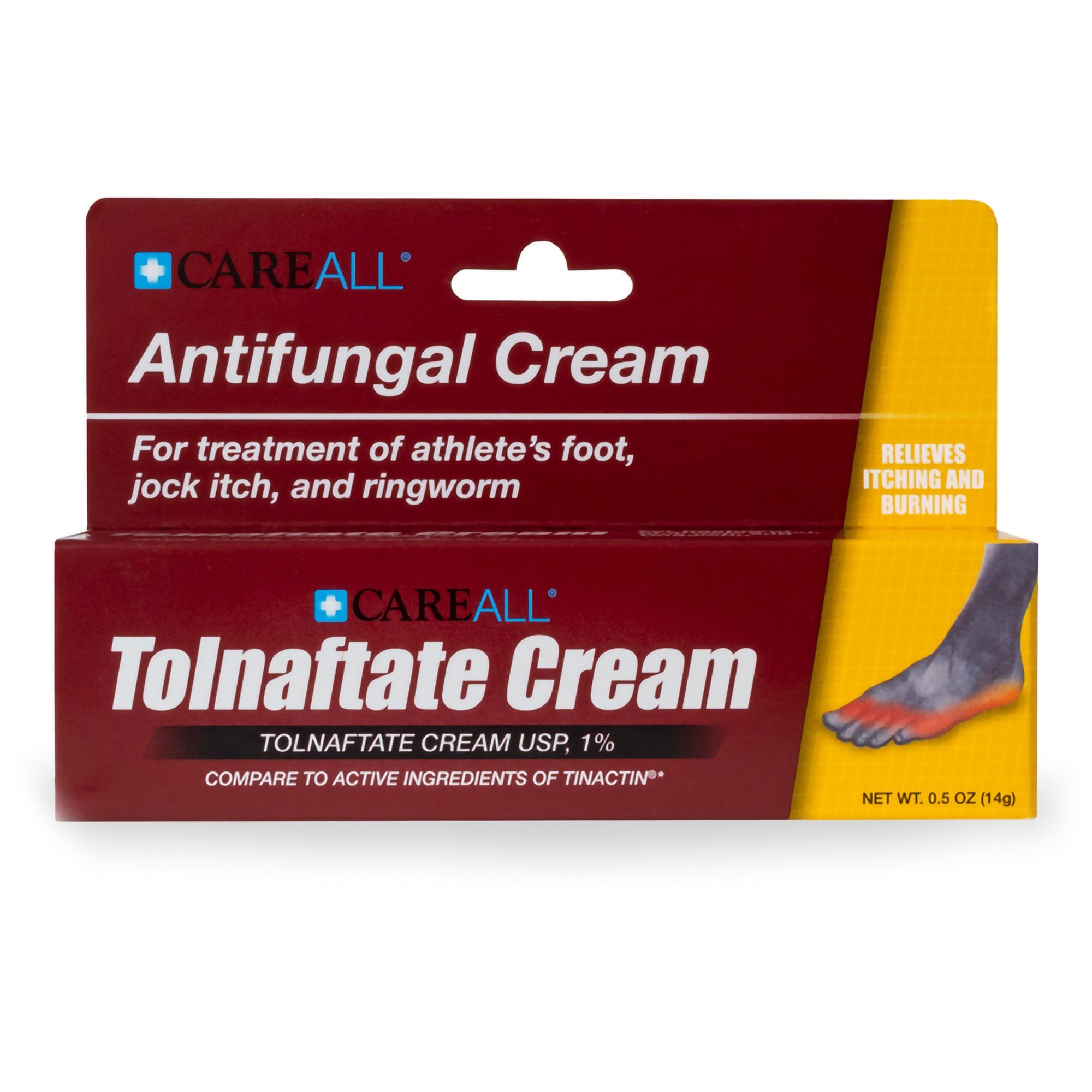 Antifungal CareALL® 1% Strength Cream 0.5 oz. Tube - image 2
