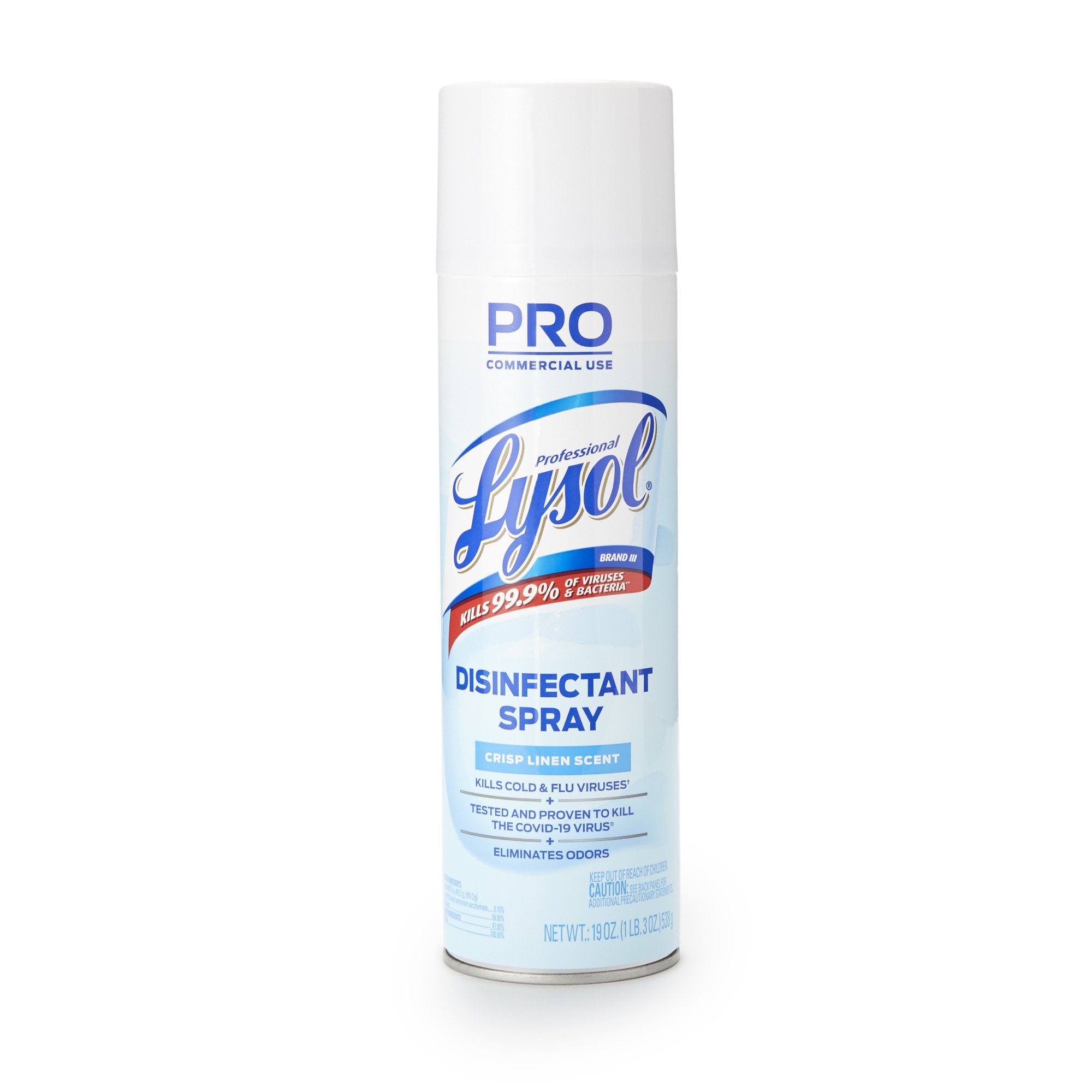 Professional Lysol® Disinfectant Spray - Crisp Linen Scent, 19 oz.