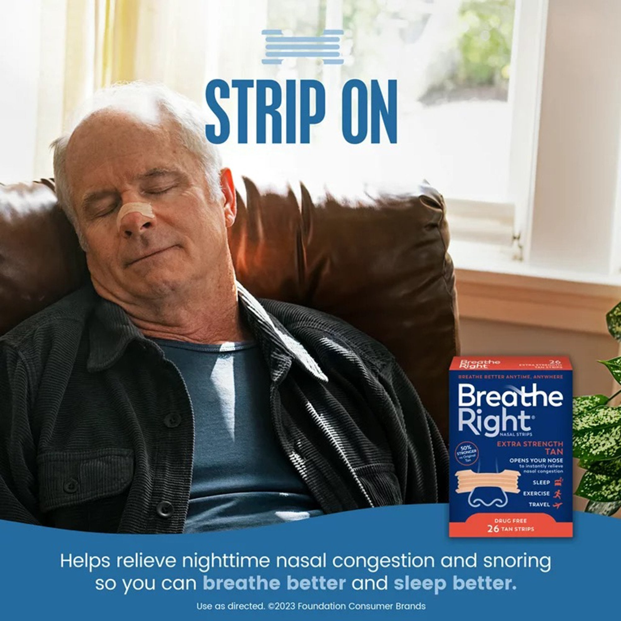 Breathe Right Nasal Strips, Extra Strength (26 Units)