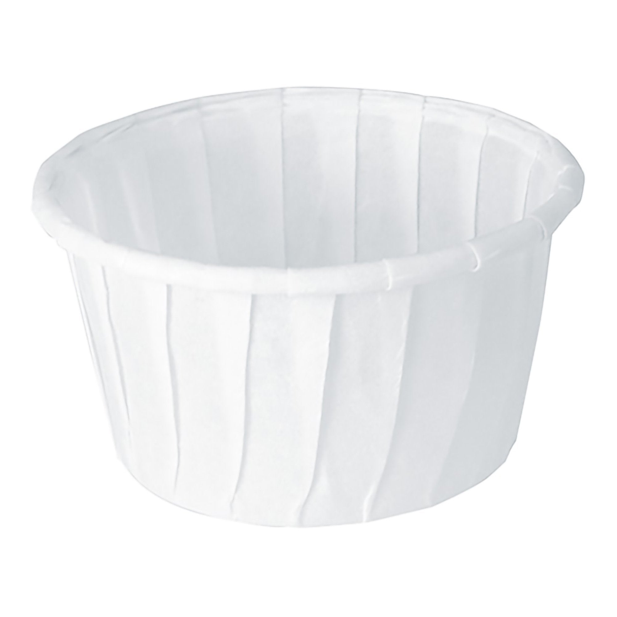 Solo Paper Souffle Cup, White, 1.25-ounce capacity (250 Units)