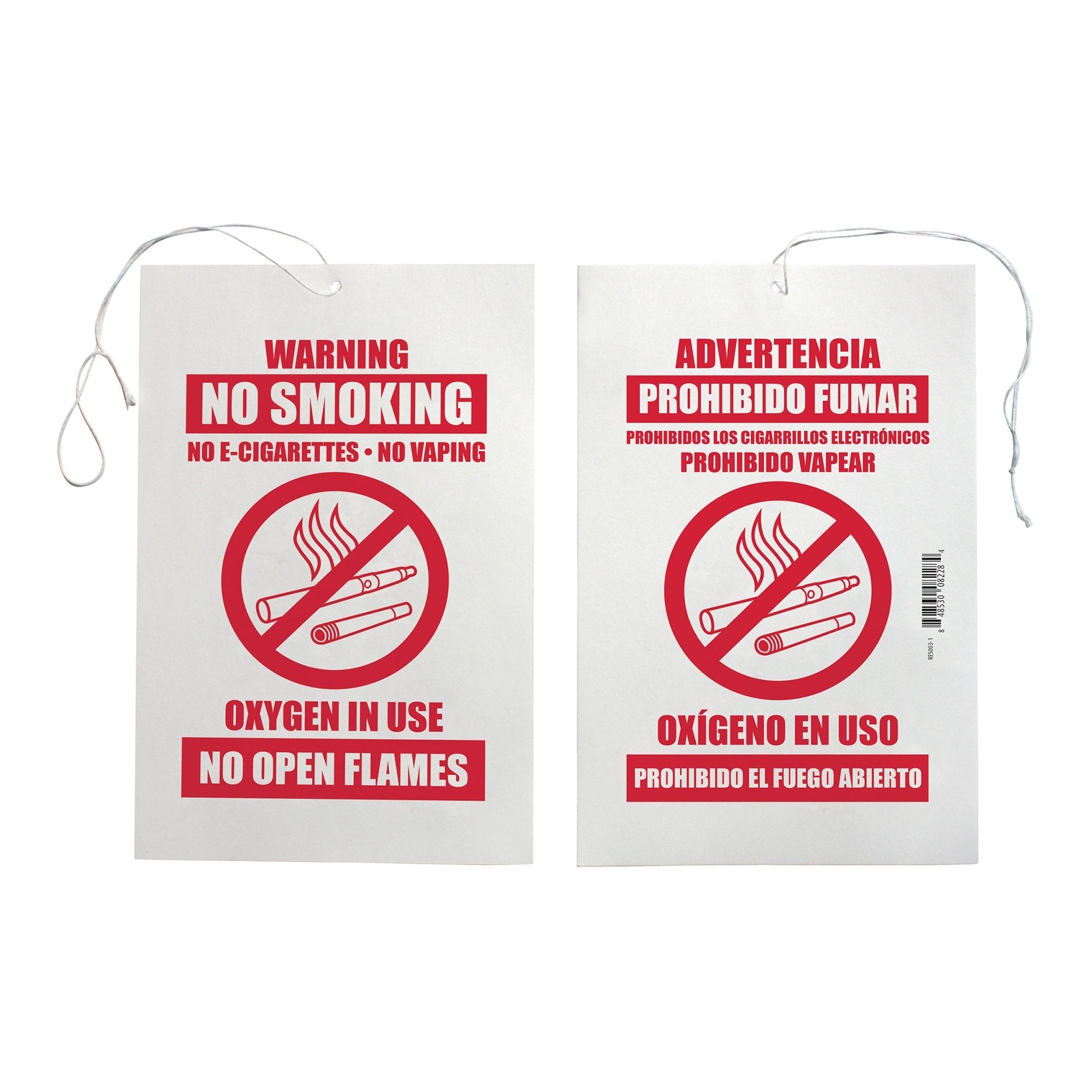 Sunset Oxygen In Use Sign, 6 x 9 Inch (50 Units)