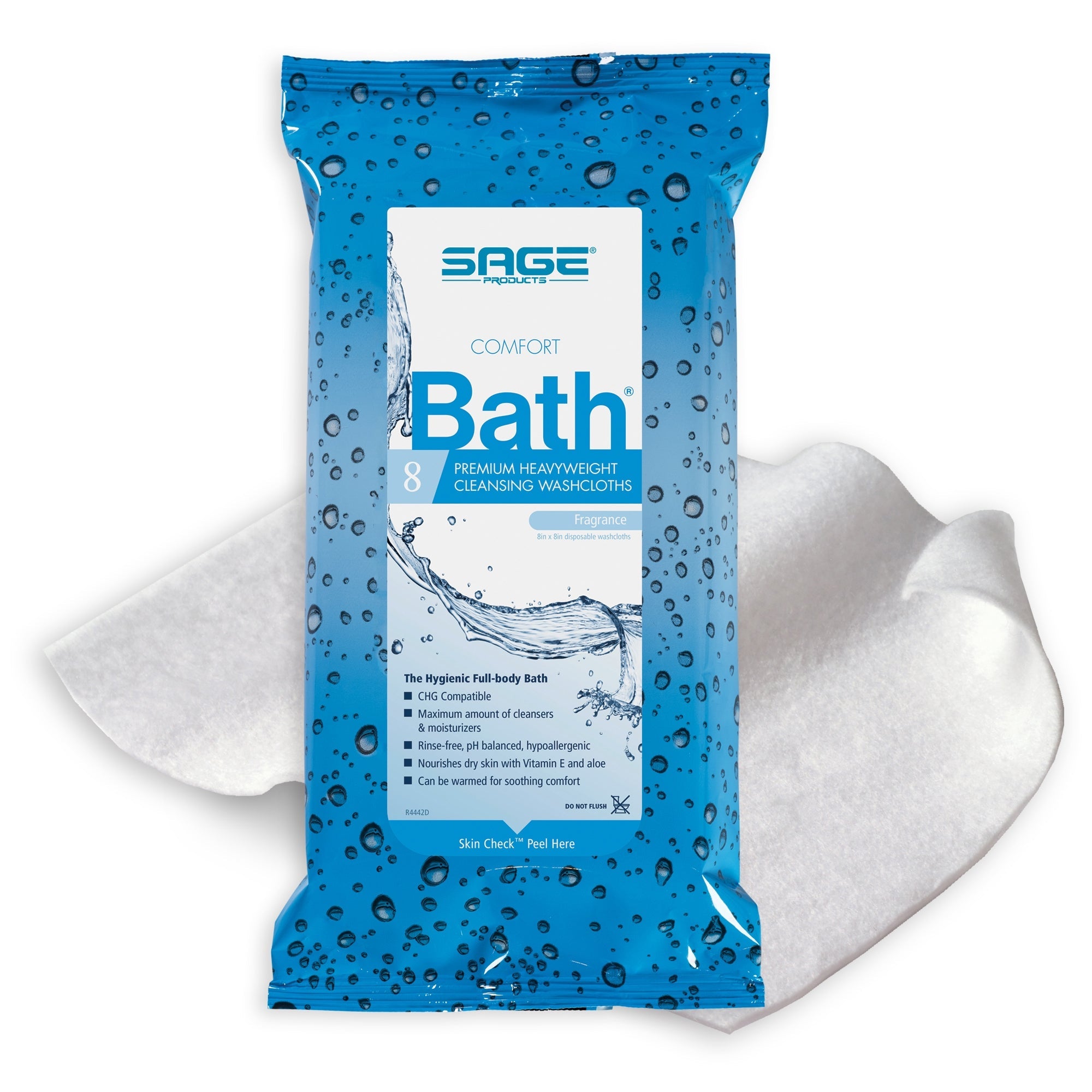 Comfort Bath® Premium Heavyweight Cleansing Cloths - Soft Pack, Scented (352 Units)