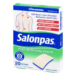 Salonpas© Topical Pain Relief Patches (20 Units)