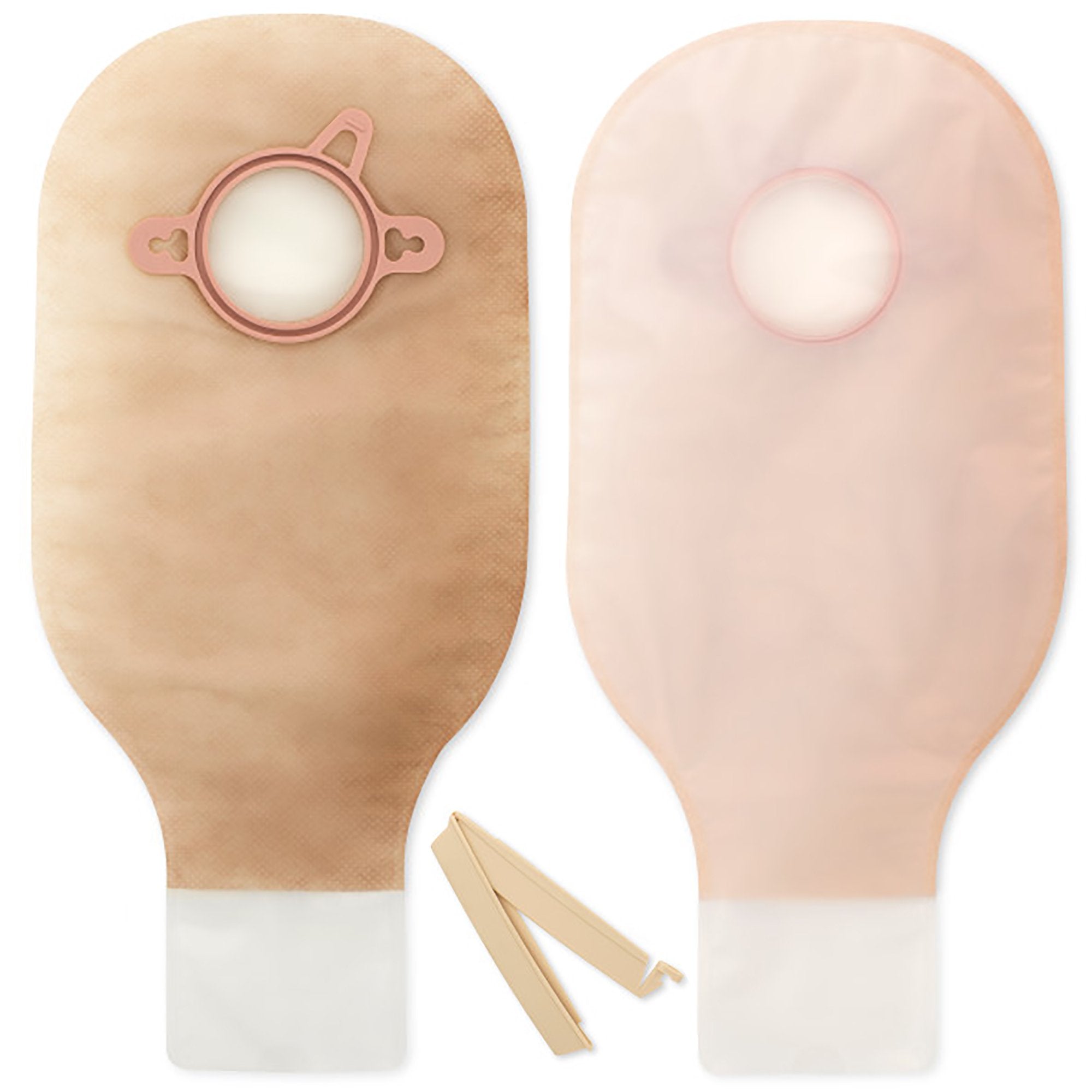 New Image™ Drainable Transparent Colostomy Pouch, 12 Inch Length, 2¼ Inch Flange (10 Units)