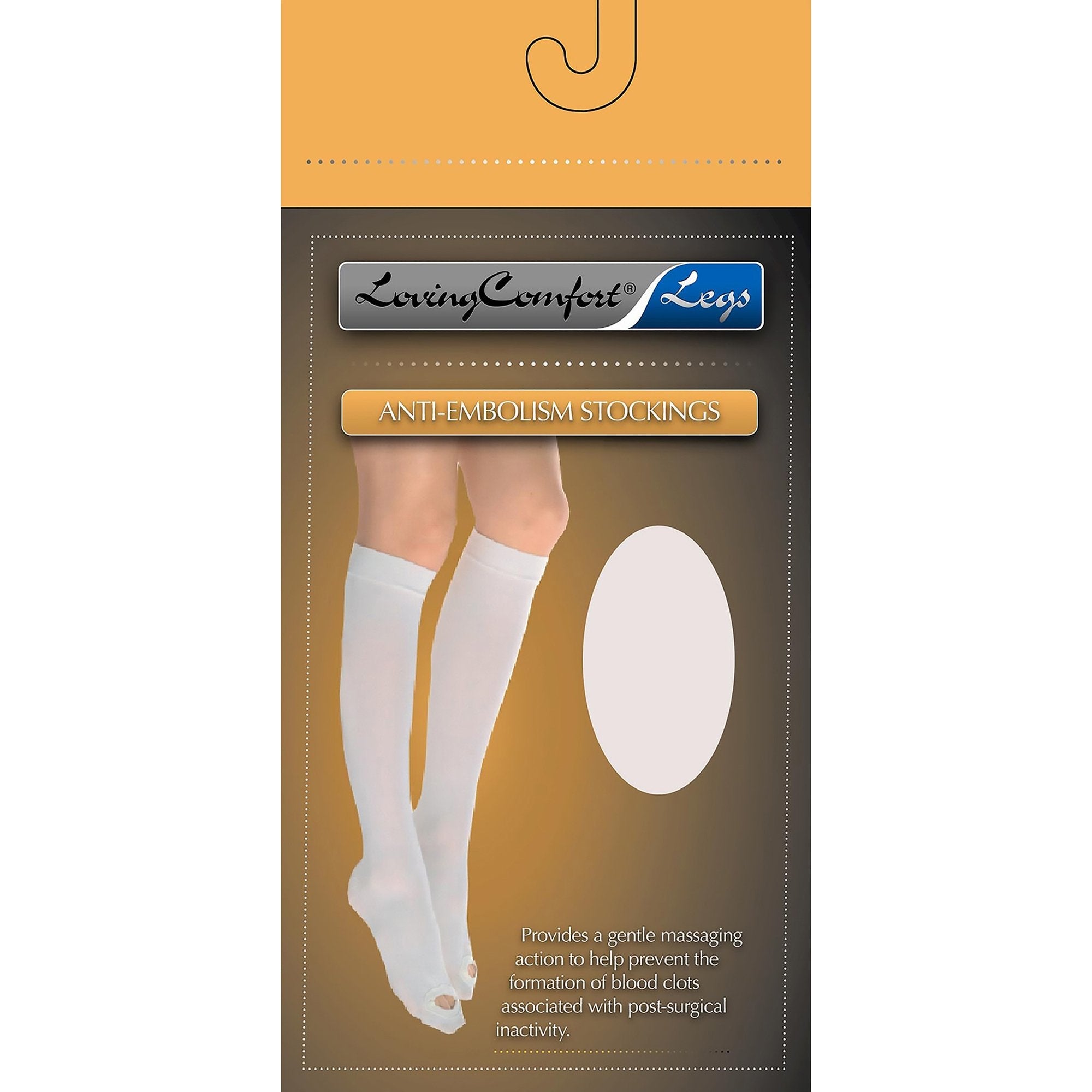 Loving Comfort® Anti-Embolism Knee-High Stockings, 2X-Large, Beige (2 Units)