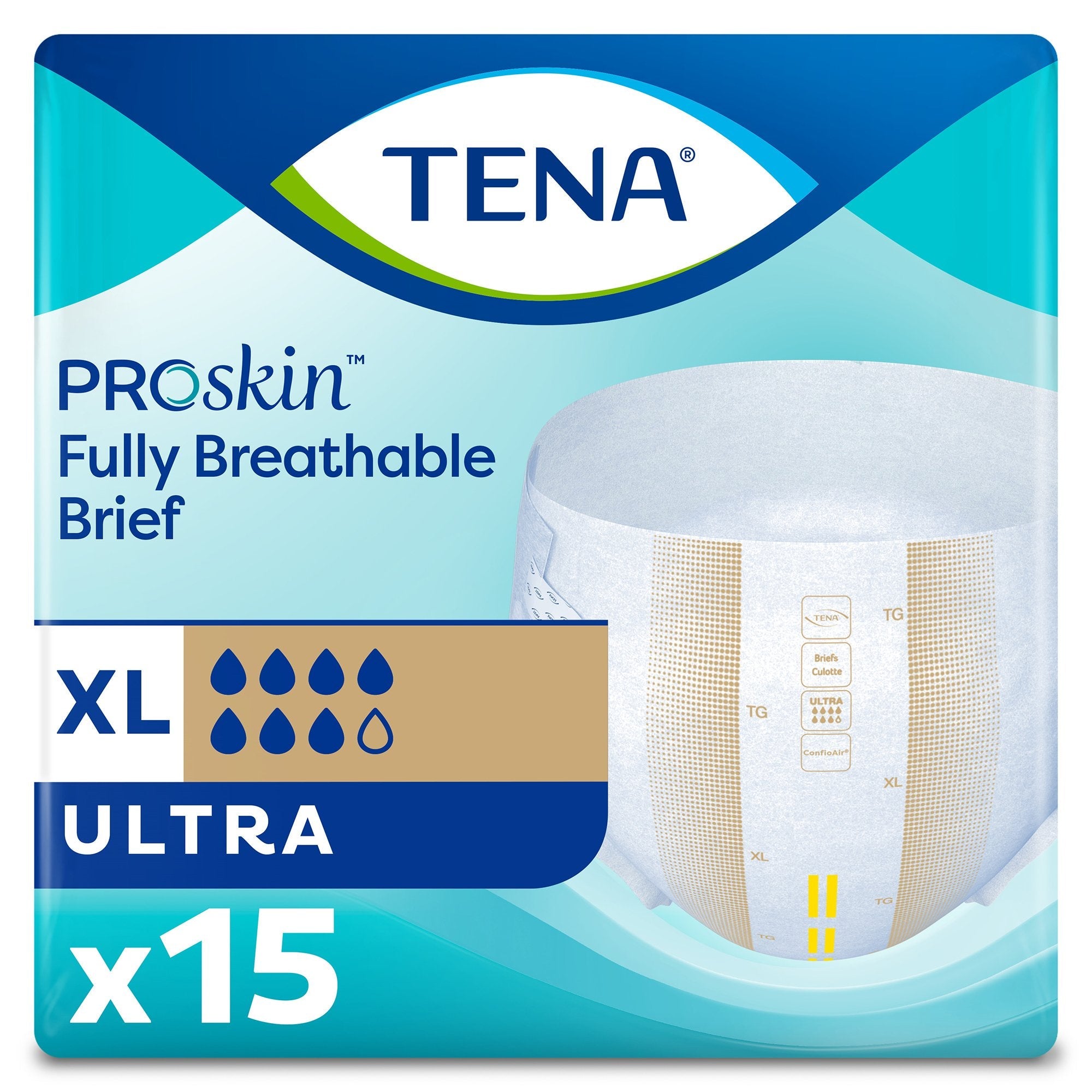 Tena® Ultra Incontinence Brief, Extra Large (15 Units)