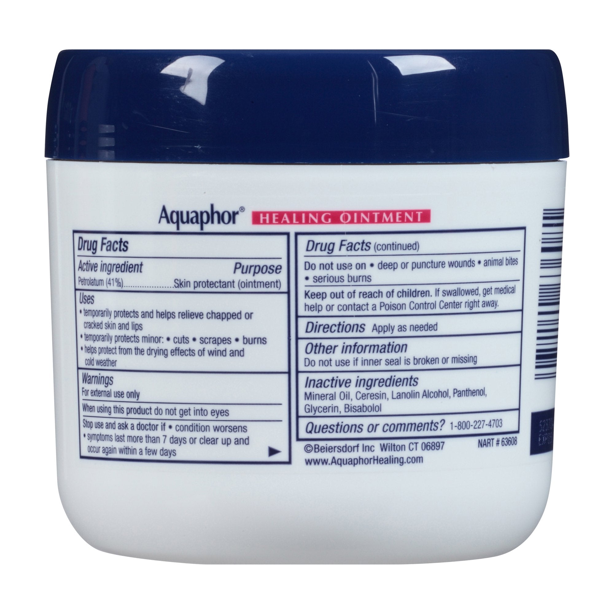 Aquaphor® Advanced Therapy Healing Moisturizer Ointment, 14 oz. Jar (1 Unit)