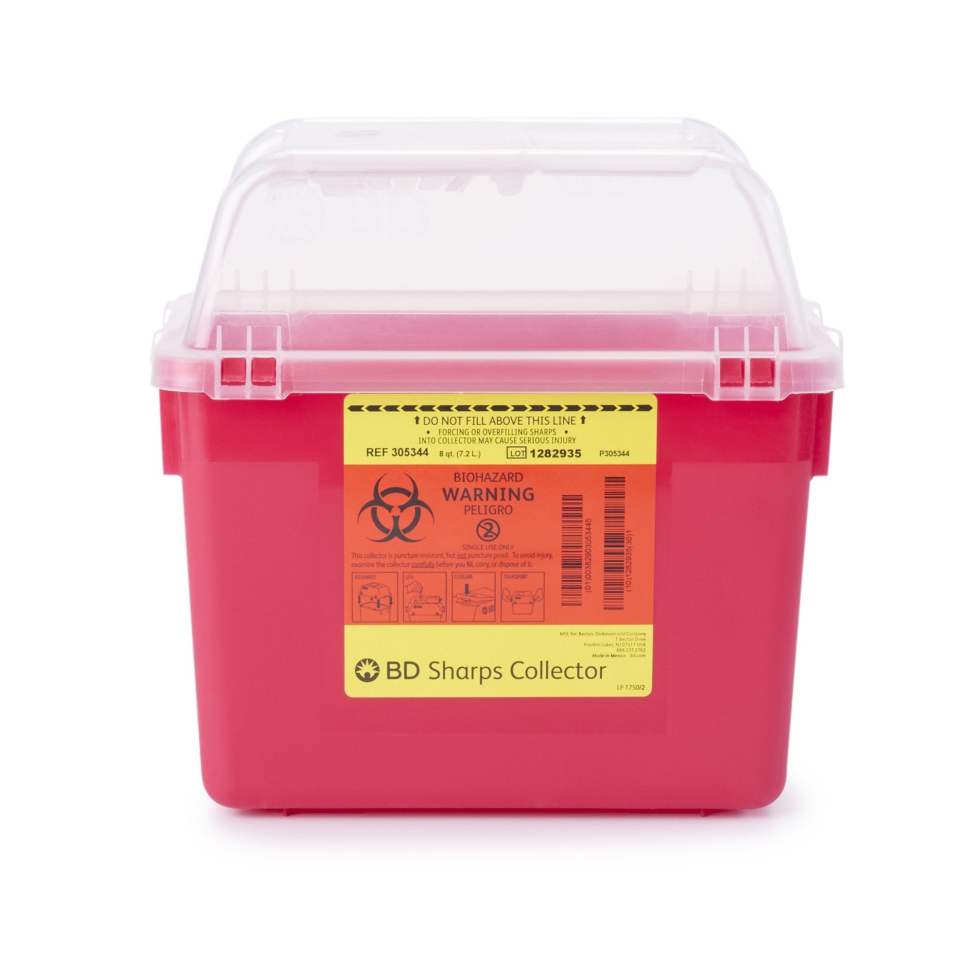 BD™ Multi-purpose Sharps Container, 10.3 x 11.3 x 6.8 Inch (24 Units)