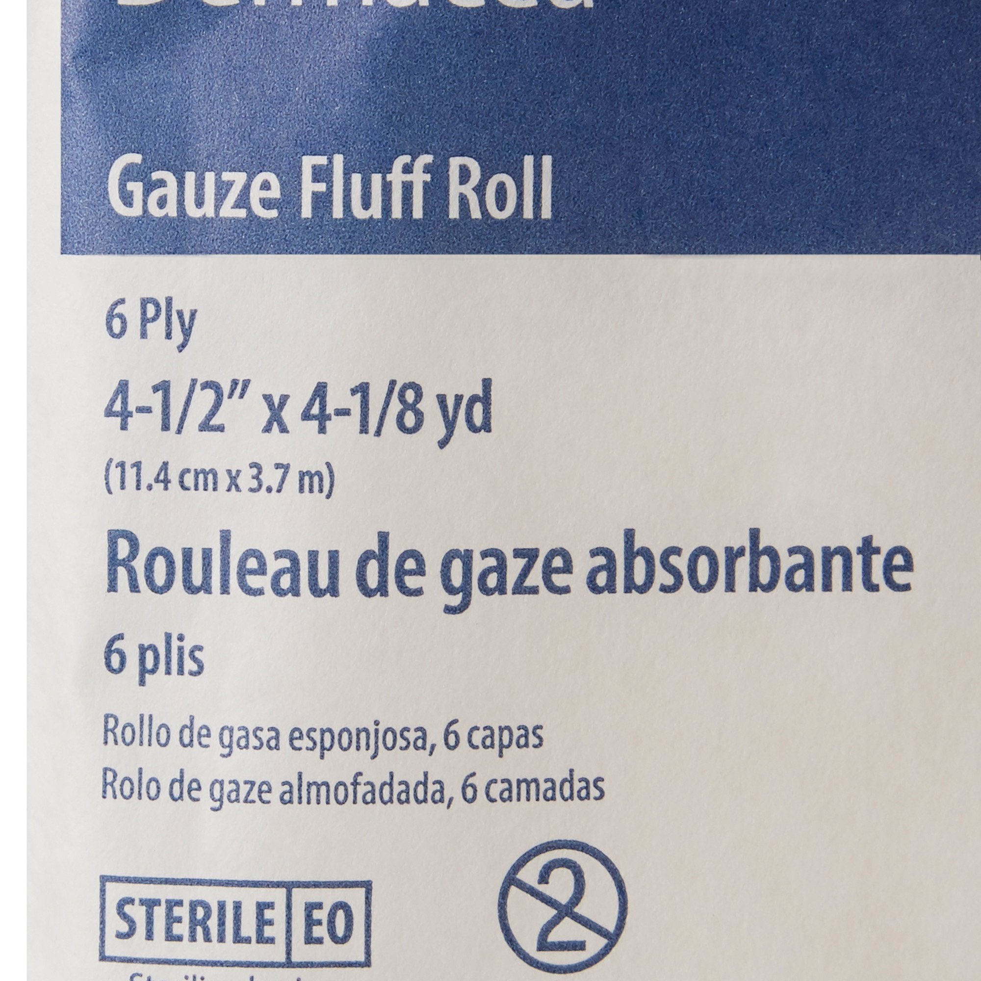 Dermacea™ Sterile Fluff Bandage Roll, 4-1/2 Inch x 4-1/10 Yard (60 Units)