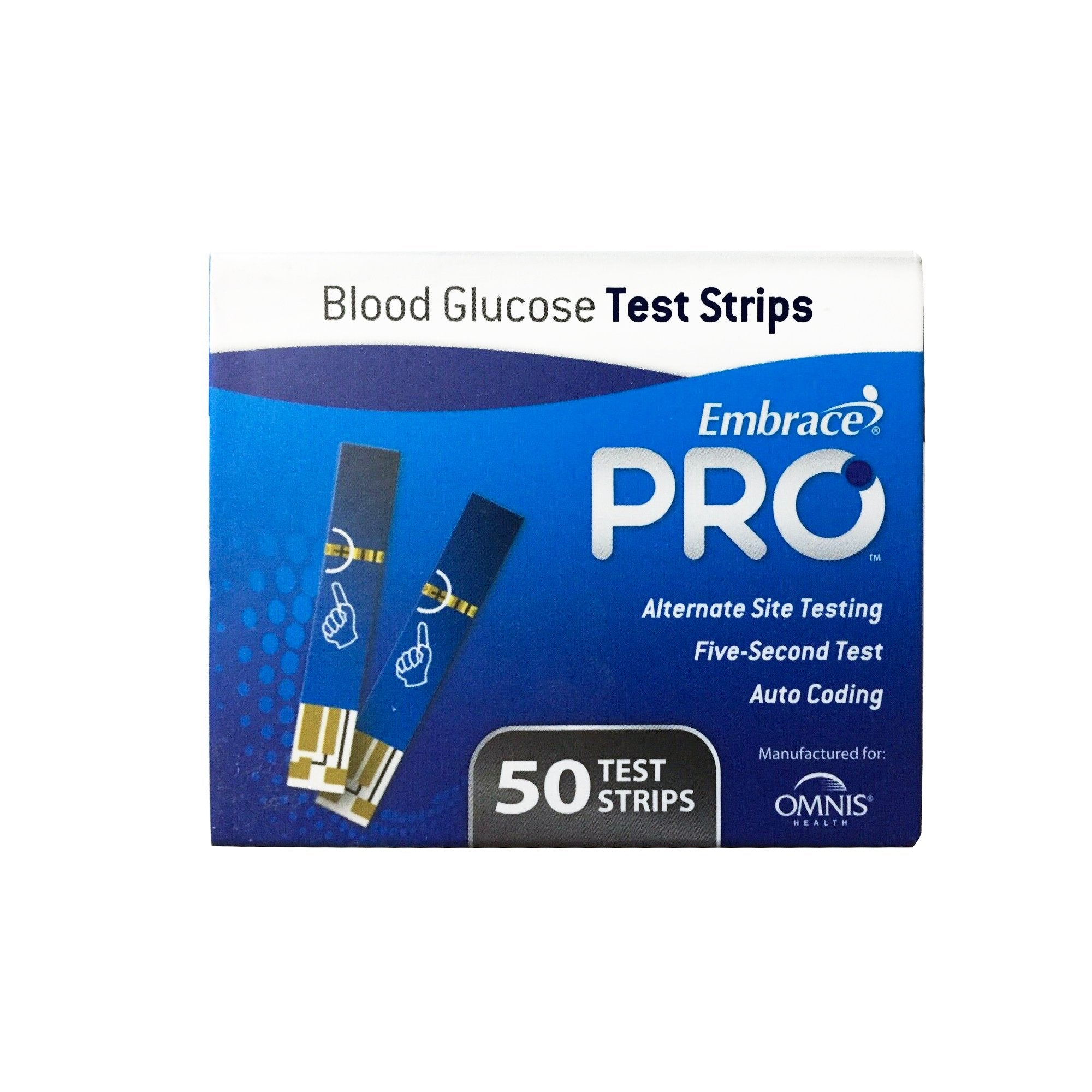 Embrace® Blood Glucose Test Strips (50 Units)