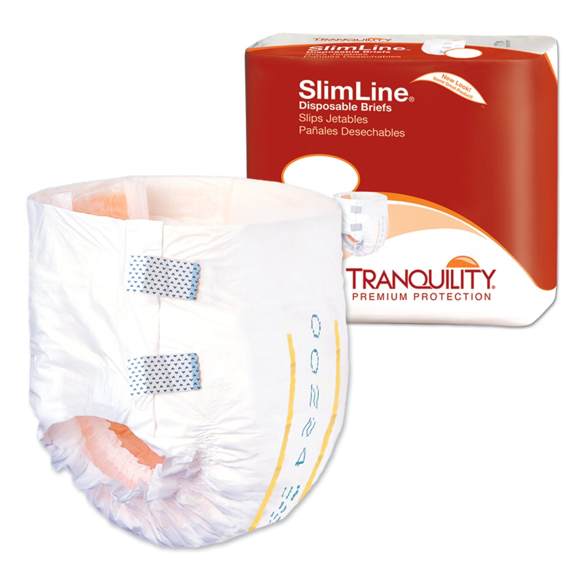 Tranquility® SlimLine® XS Incontinence Briefs - Heavy Absorbency (10 Pack)