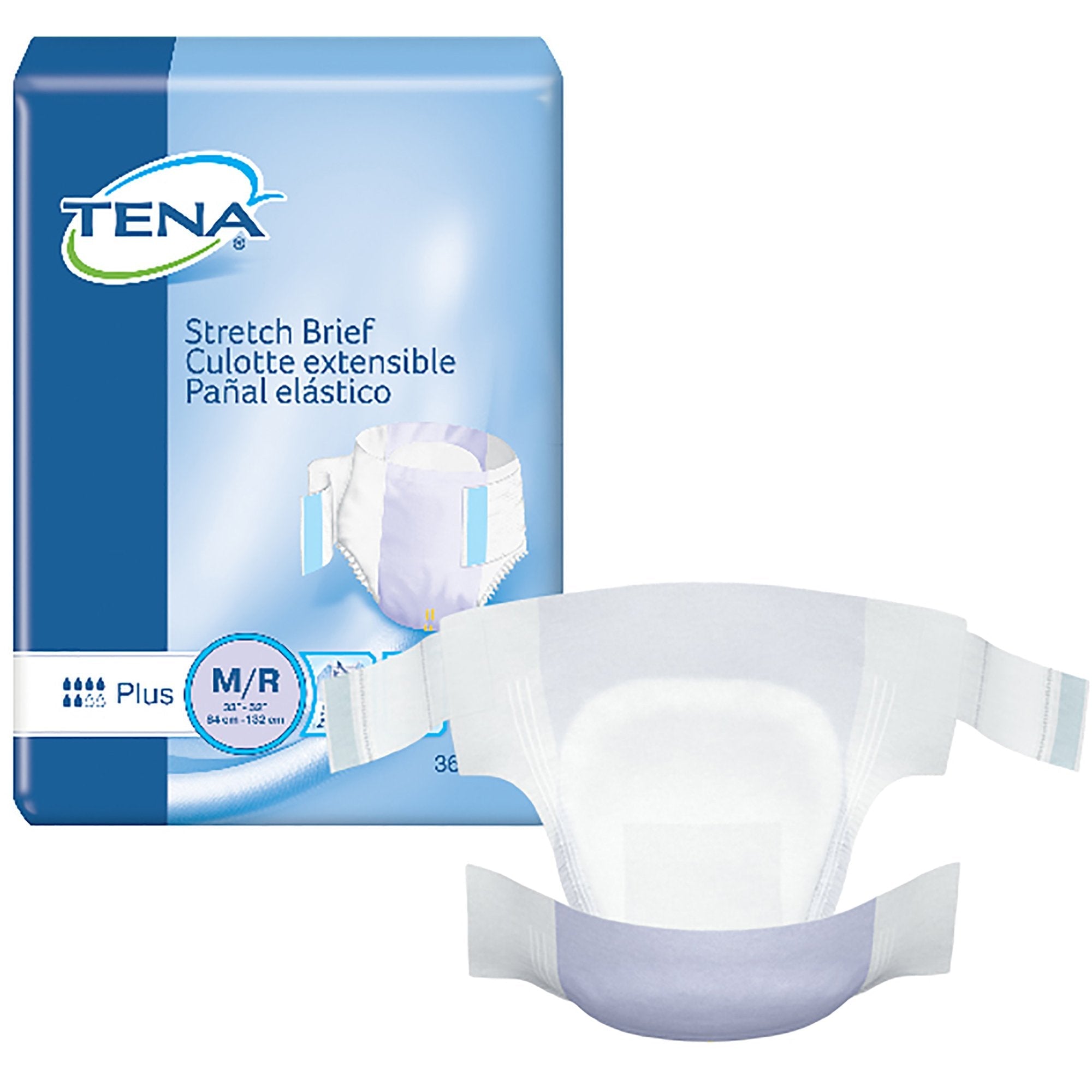 Tena® Stretch™ Plus Incontinence Brief, Medium (36 Units)