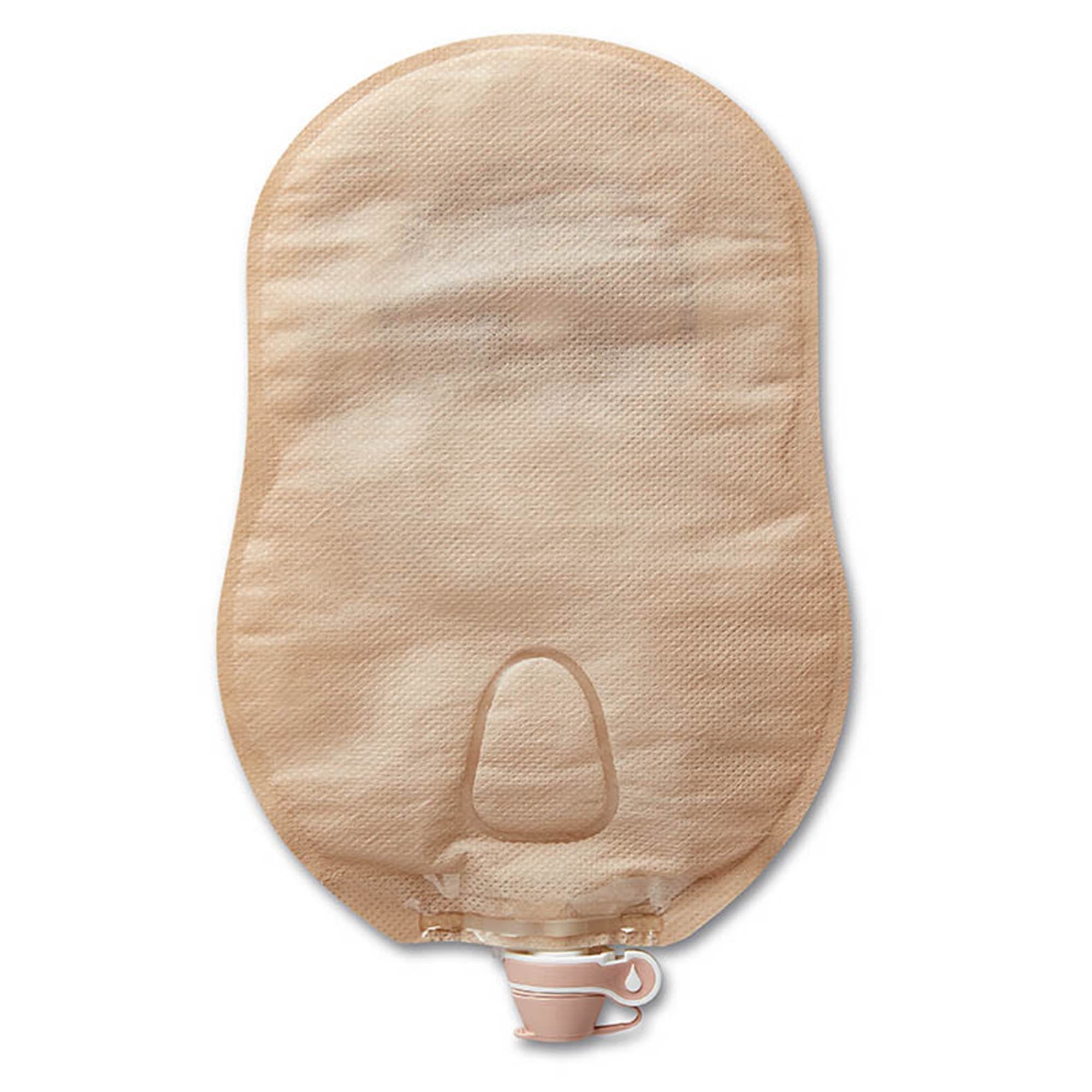 Hollister One-Piece Transparent Urostomy Pouch, 9 Inch Length, 1 Inch Stoma (10 Units)