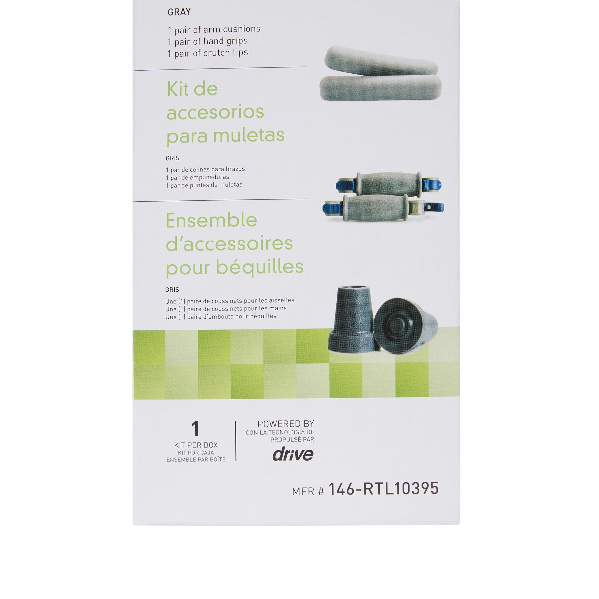 McKesson Crutch Accessory Kit (1 Unit)