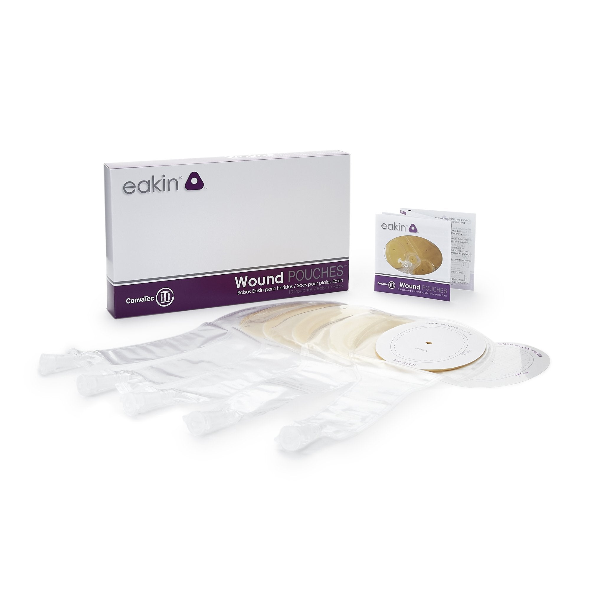 Eakin® Fistula and Wound Drainage Pouch, 3 x 4-3/10 Inch (10 Units)