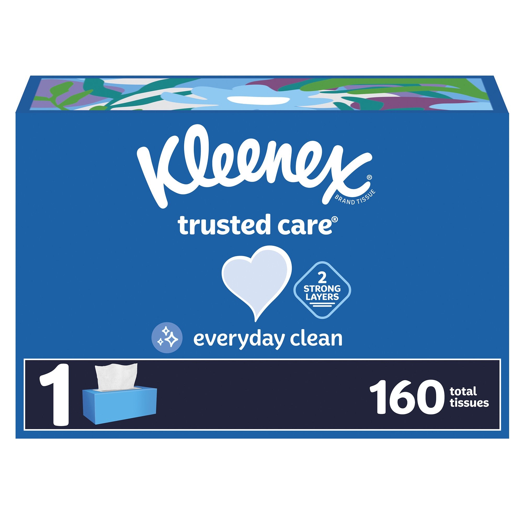 Kleenex® Facial Tissue White 160 Count (160 Units)