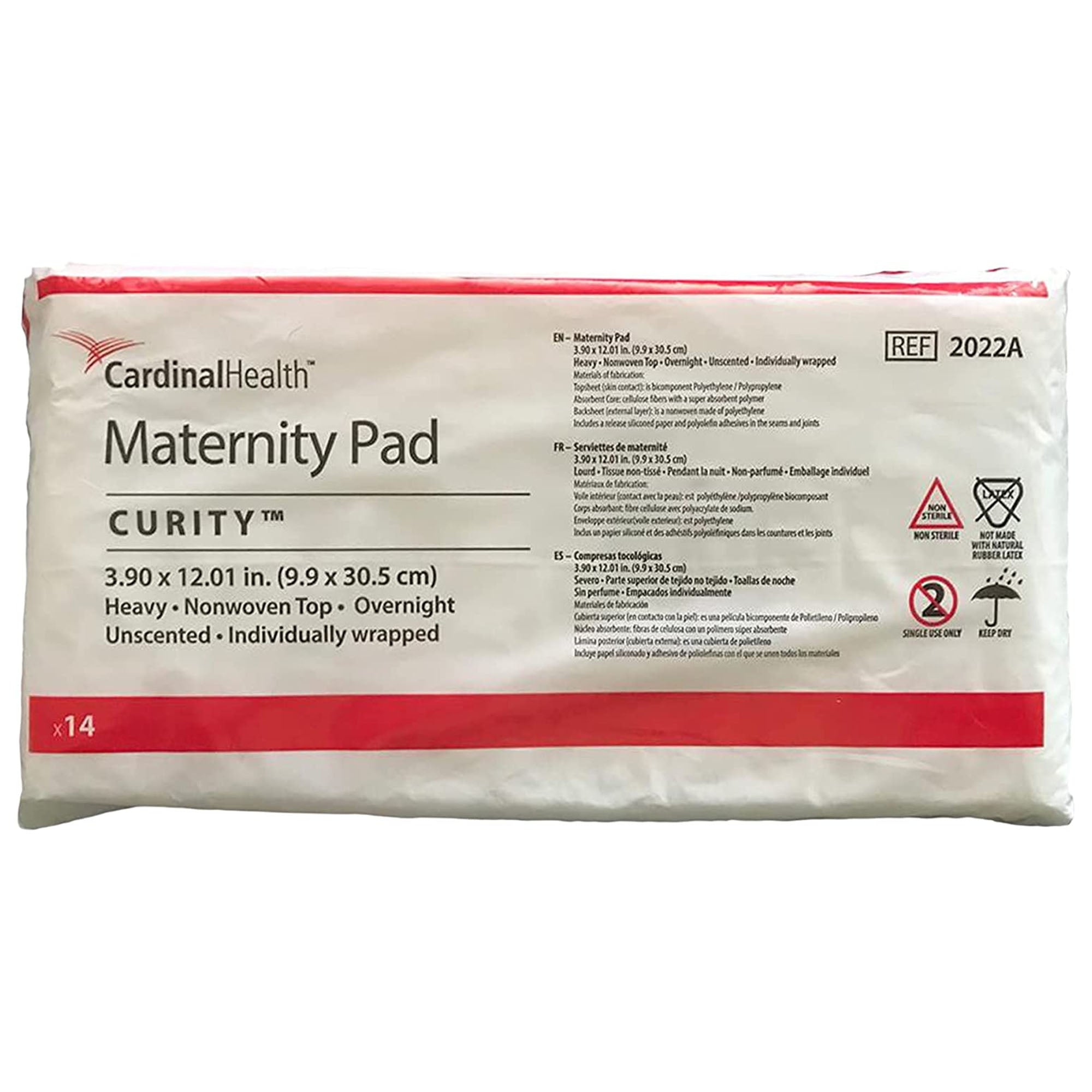 Curity OB/Maternity Pad Super Absorbency - Postpartum Leak Protection