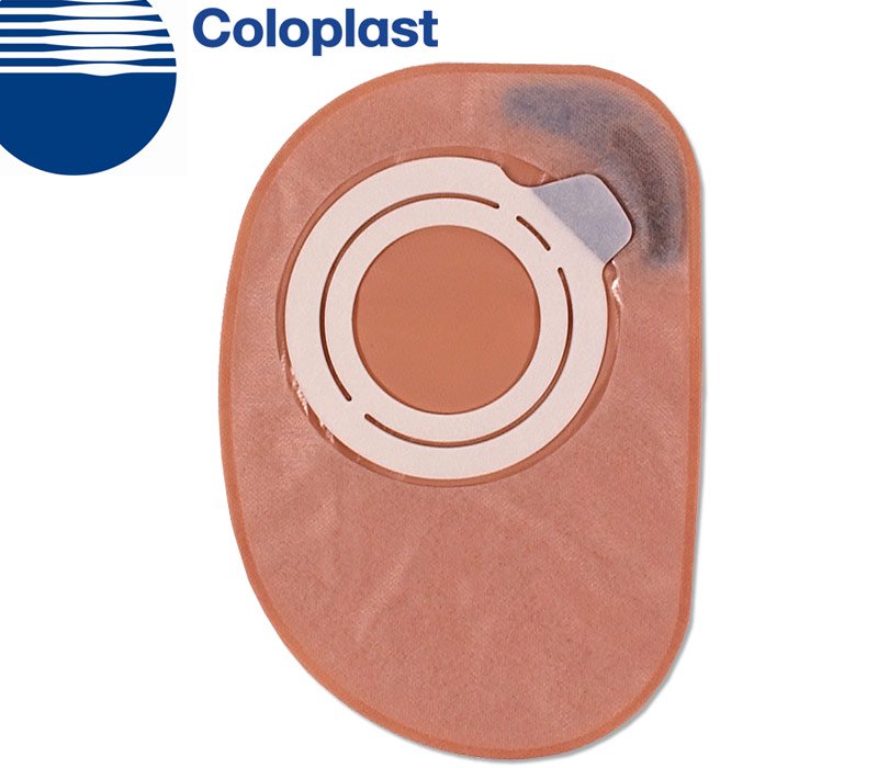 Assura® Two-Piece Closed End Opaque Colostomy Pouch, 8½ Inch Length, Maxi , 1¾ Inch Flange (30 Units)