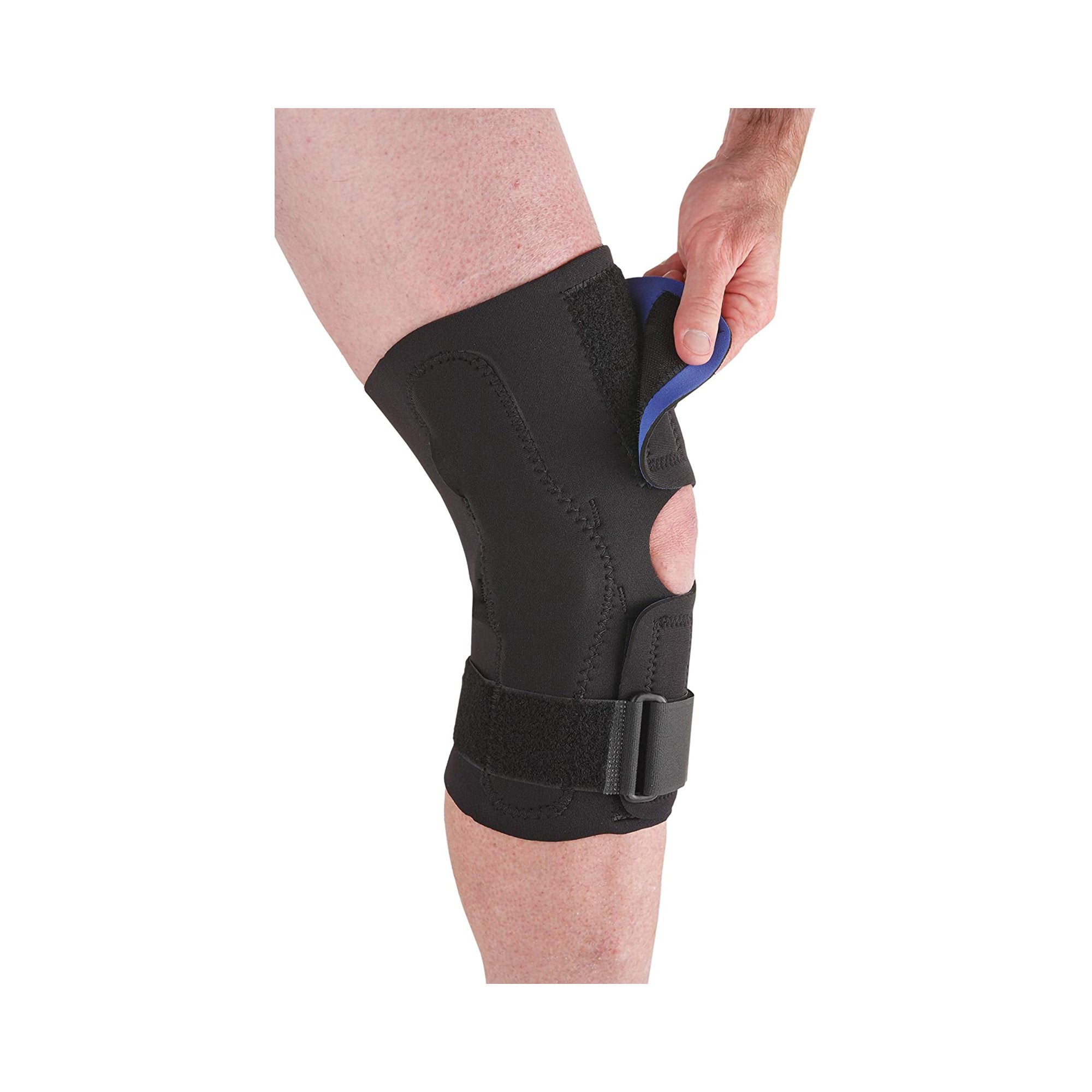 Ossur Wraparound / Open Patella Hinged Knee Support, Large (1 Unit)