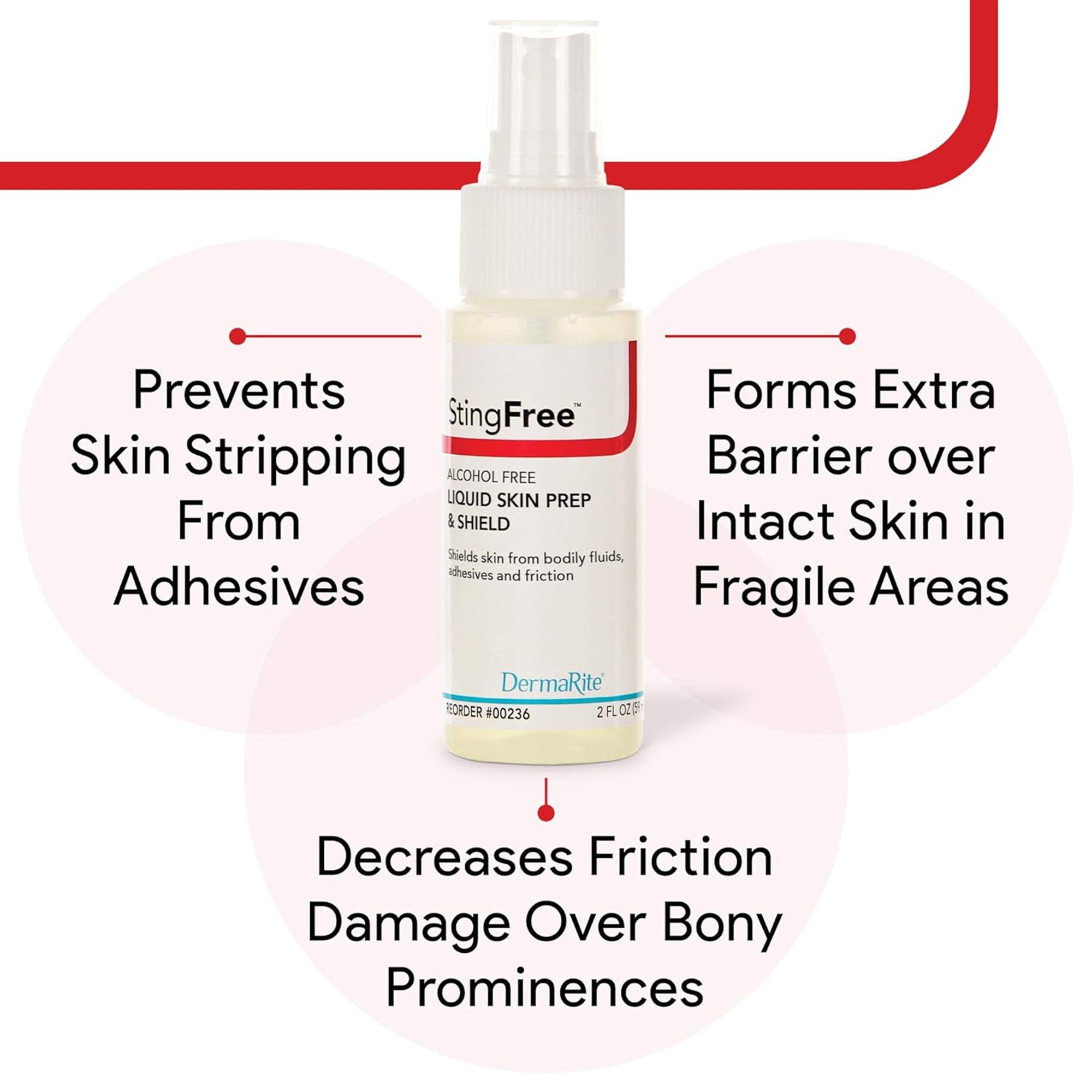 StingFree™ Scented Skin Protectant, 2 oz. Spray Bottle (12 Units)