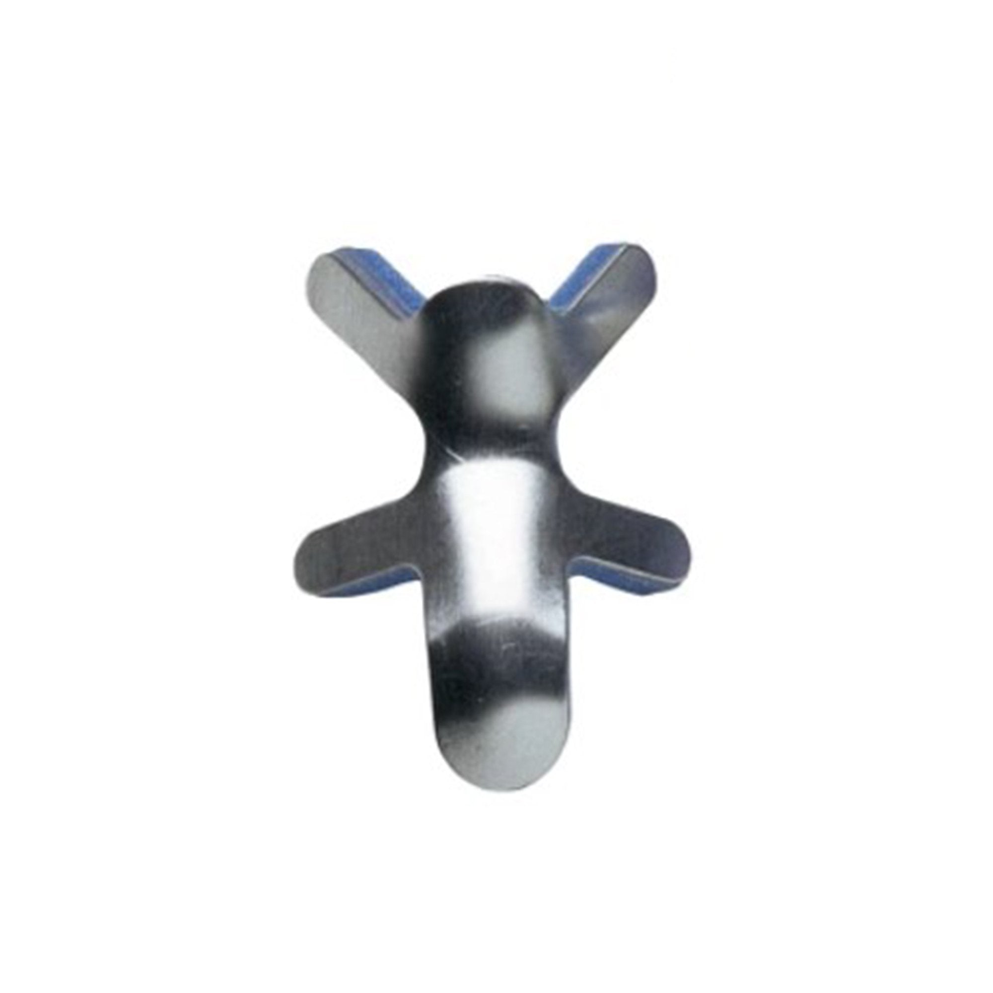 Finger Splint ProCare® Adult Large Bendable Prong Closure Left or Right Hand Blue / Silver - image 2