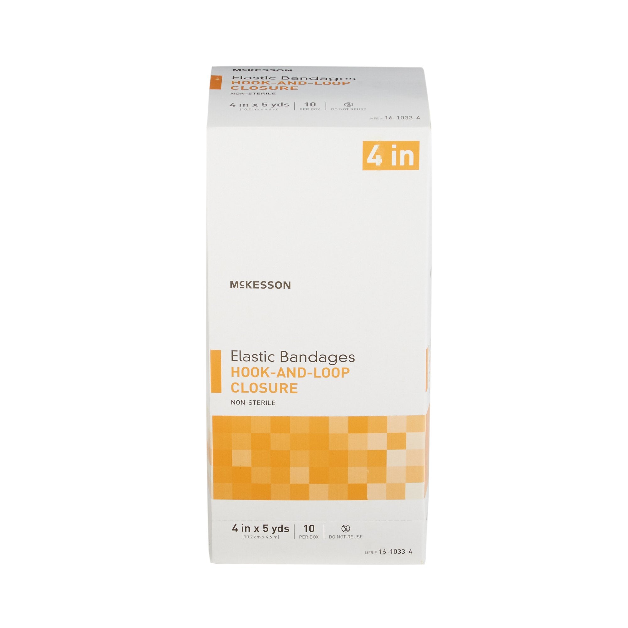 Elastic Bandage McKesson 4 Inch X 5 Yard Single Hook and Loop Closure Tan NonSterile Standard Compression - image 6