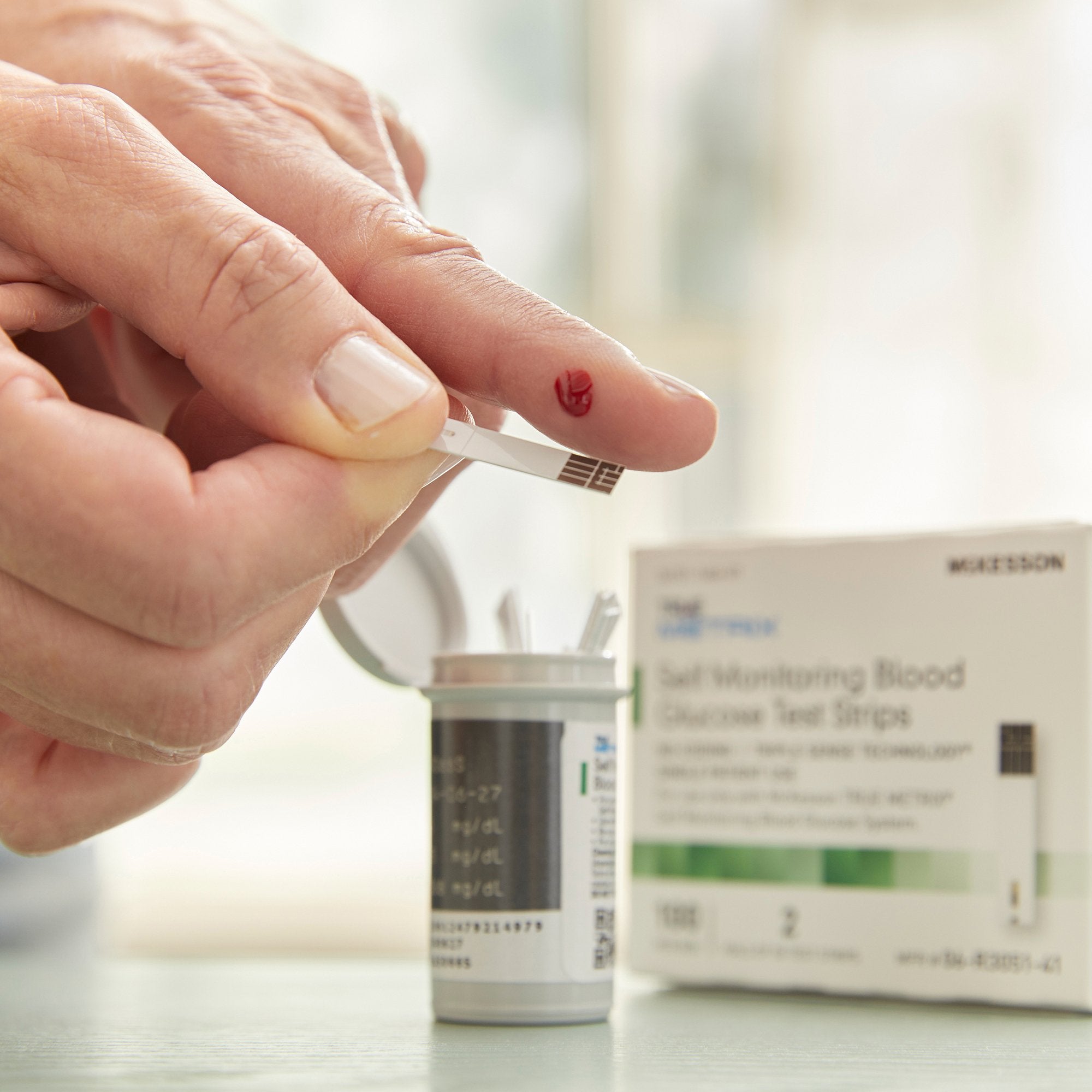 Blood Glucose Test Strips McKesson TRUE METRIX® 100 Strips per Pack For McKesson TRUE METRIX® Self Monitoring Blood Glucose System - image 5