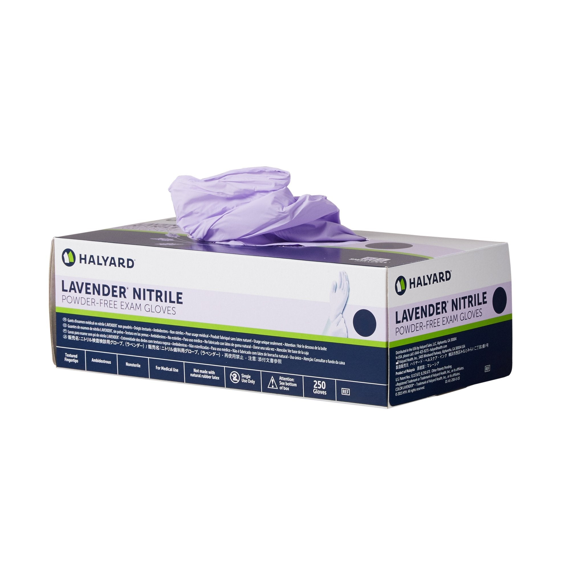 Halyard™ Lavender™ Nitrile Exam Glove, Large (250 Units)