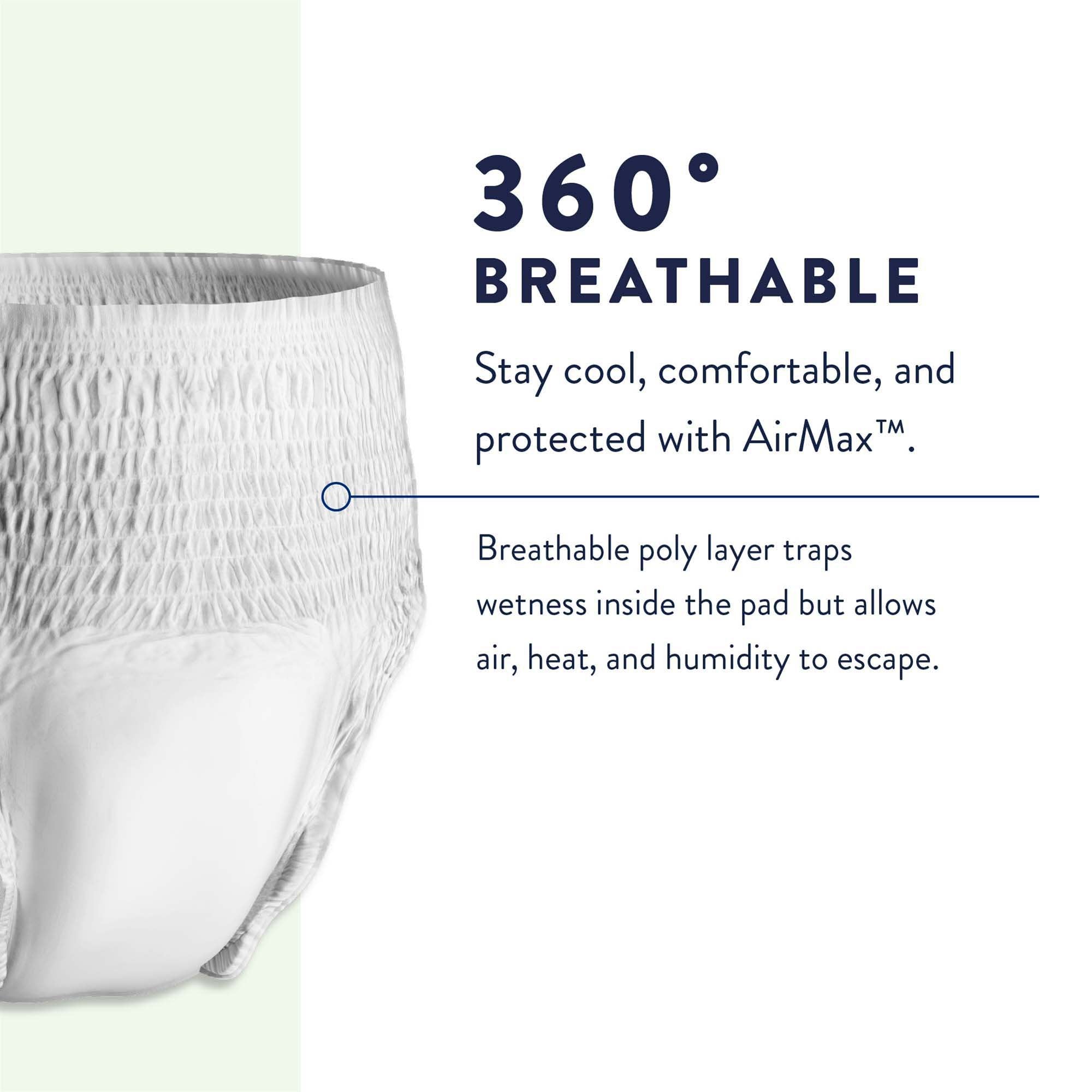 Absorbent Underwear Prevail® Per-Fit® Extra Pull On with Tear Away Seams Adult X-Large Unisex Disposable Heavy Absorbency - image 6