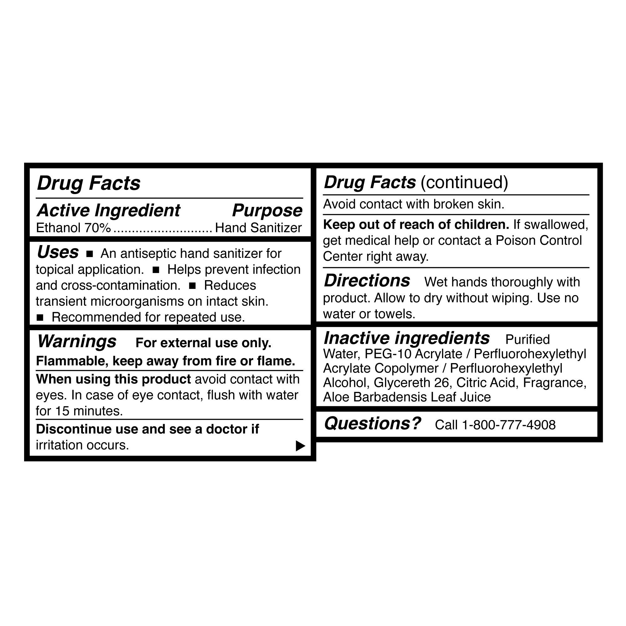 Hand Sanitizer with Aloe McKesson 8.5 oz. Ethyl Alcohol Foaming Pump Bottle - image 2