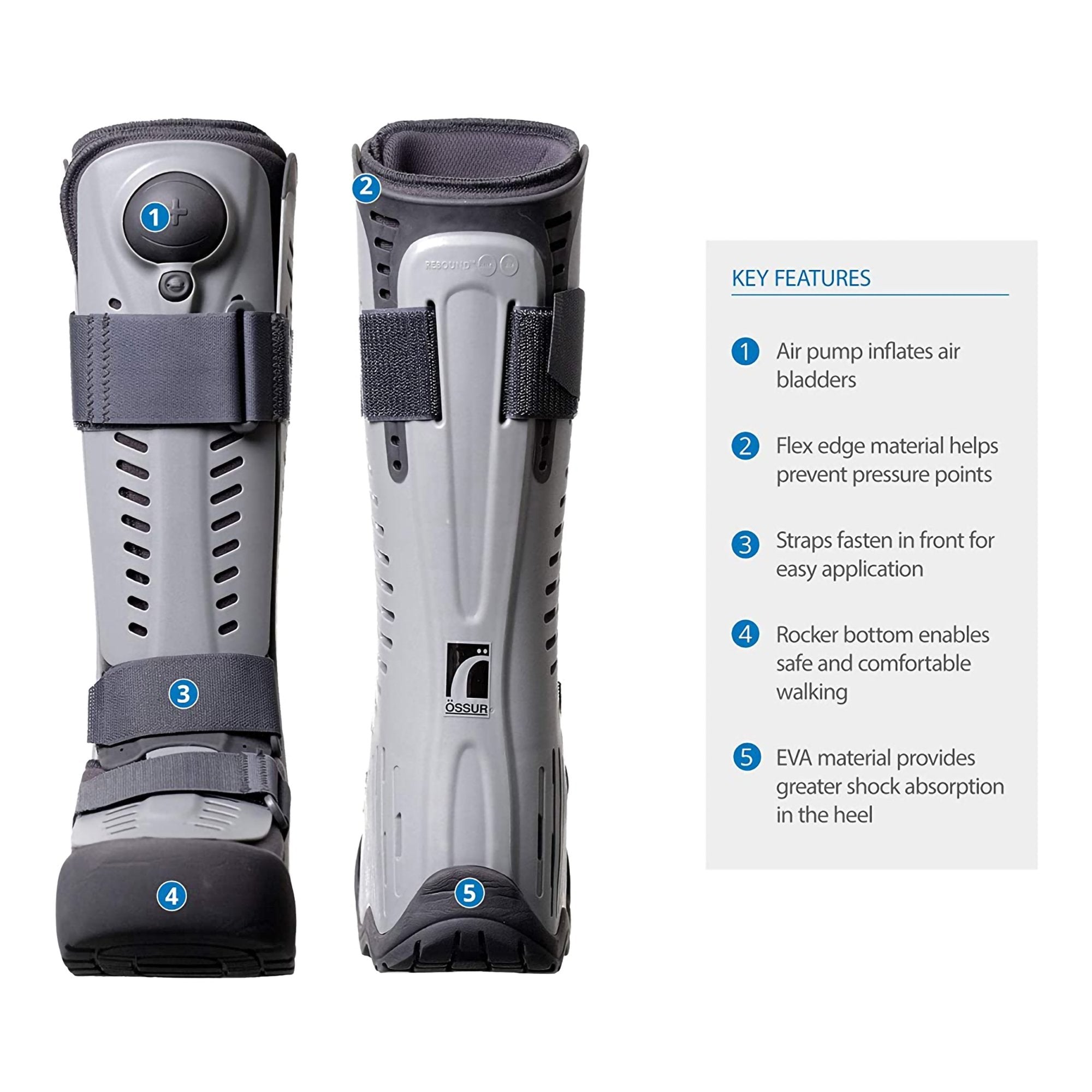 Air Walker Boot Rebound® Air Walker Pneumatic Adult Small Tall - image 2