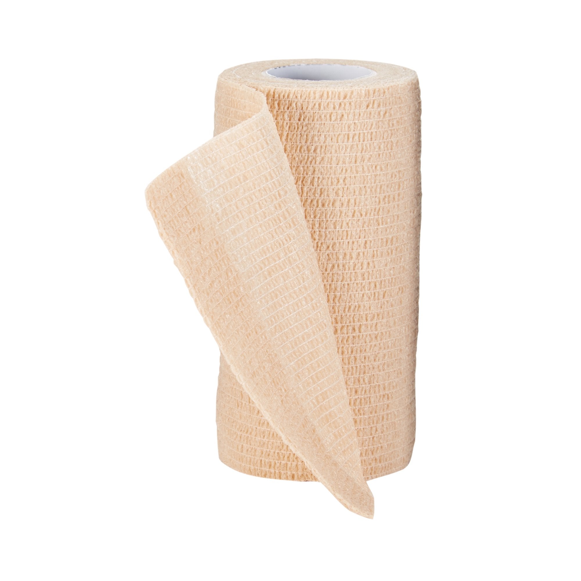 Cohesive Bandage McKesson 4 Inch X 5 Yard Self-adherent Closure Tan NonSterile Standard Compression - image 4