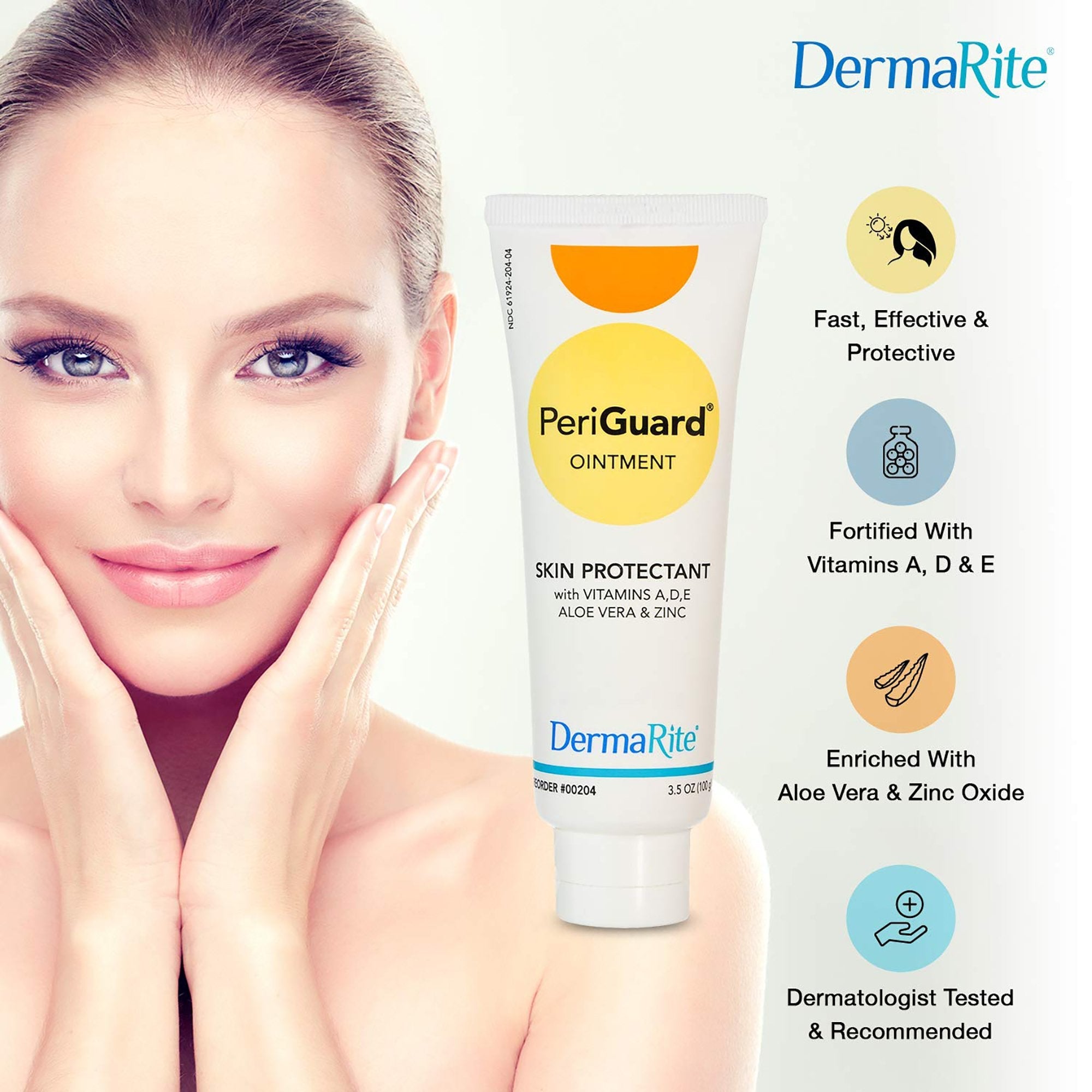 DermaRite PeriGuard Skin Protectant Scented Ointment, 5g Individual Packet (144 Units)