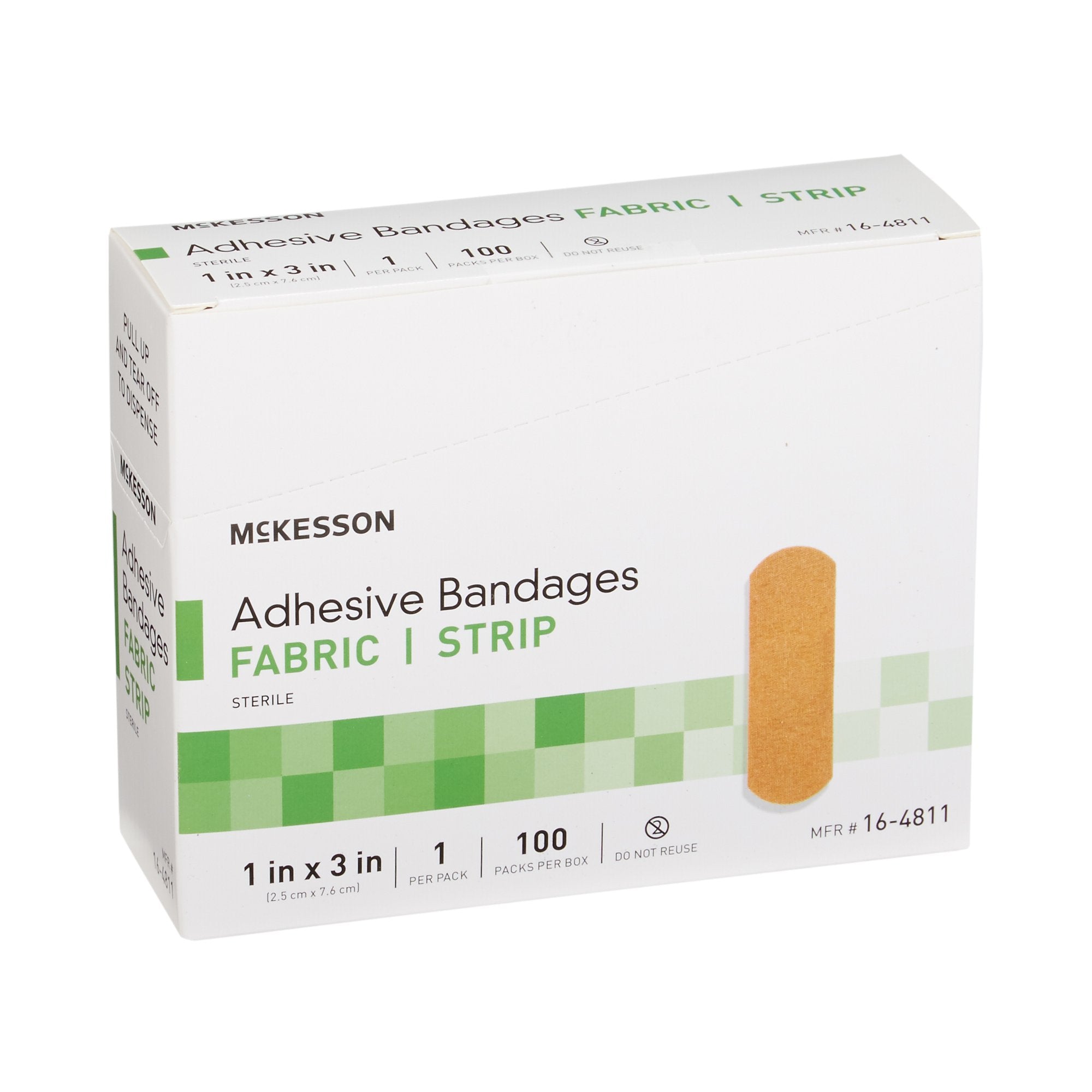 Adhesive Strip McKesson Fabric Tan 1 X 3 Inch Sterile - image 7