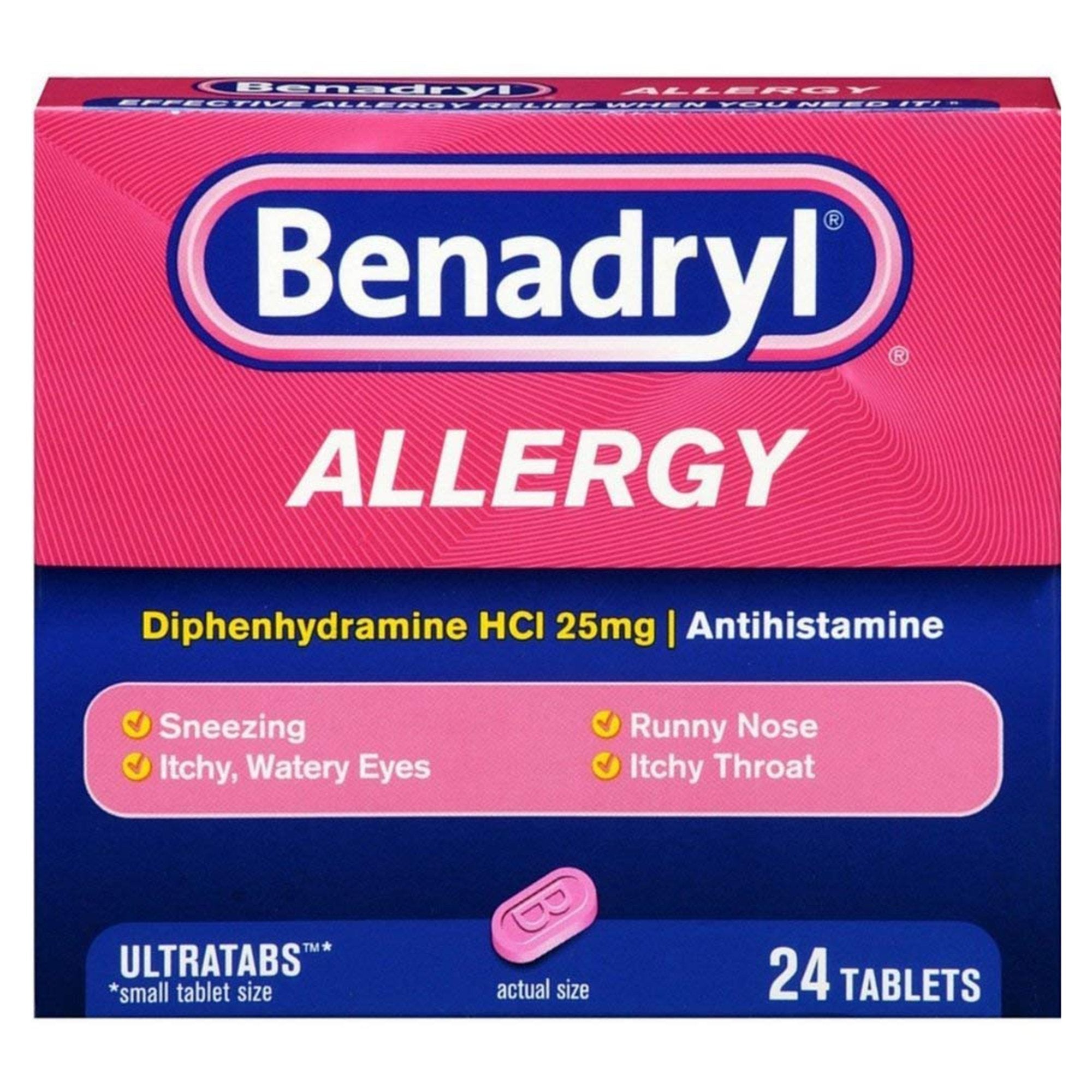 Benadryl® Allergy Ultratabs (24 Units)