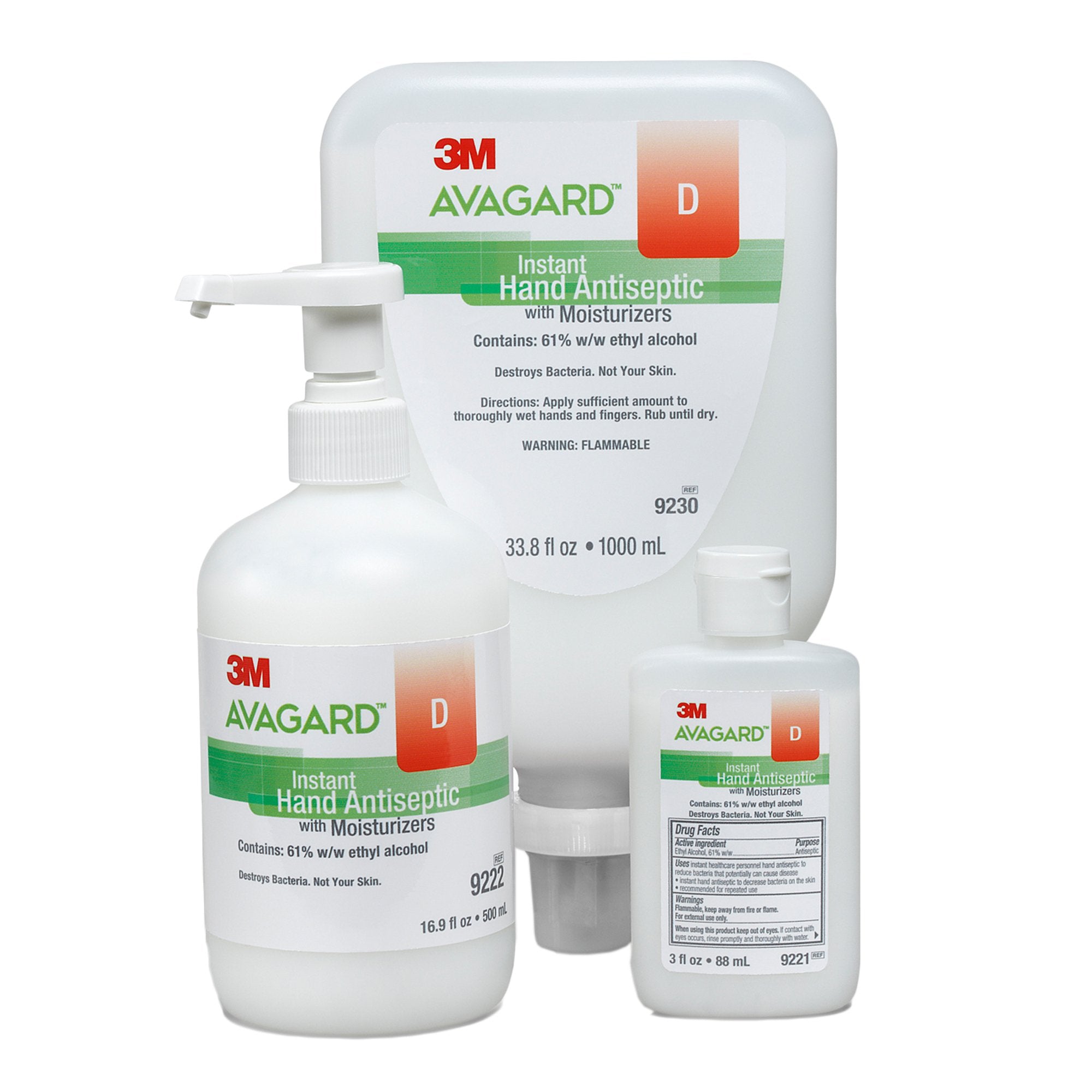 Hand Sanitizer 3M™ Avagard™ D 16 oz. Ethyl Alcohol Gel Pump Bottle - image 3