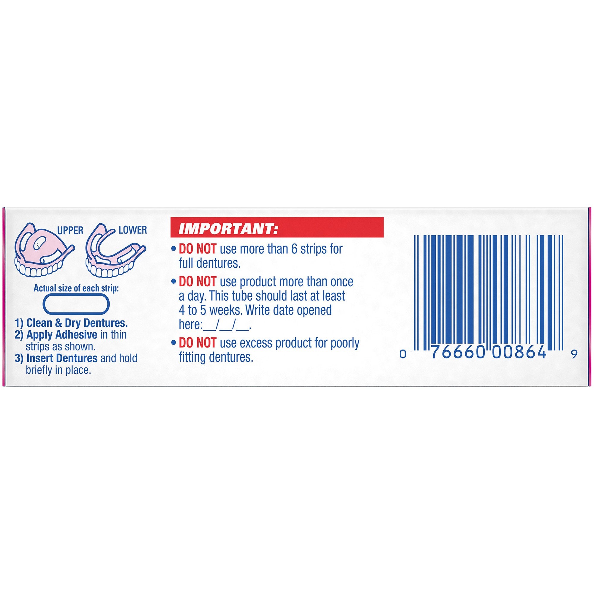 Denture Adhesive Fixodent® Original Cream 1.4 oz. - image 2