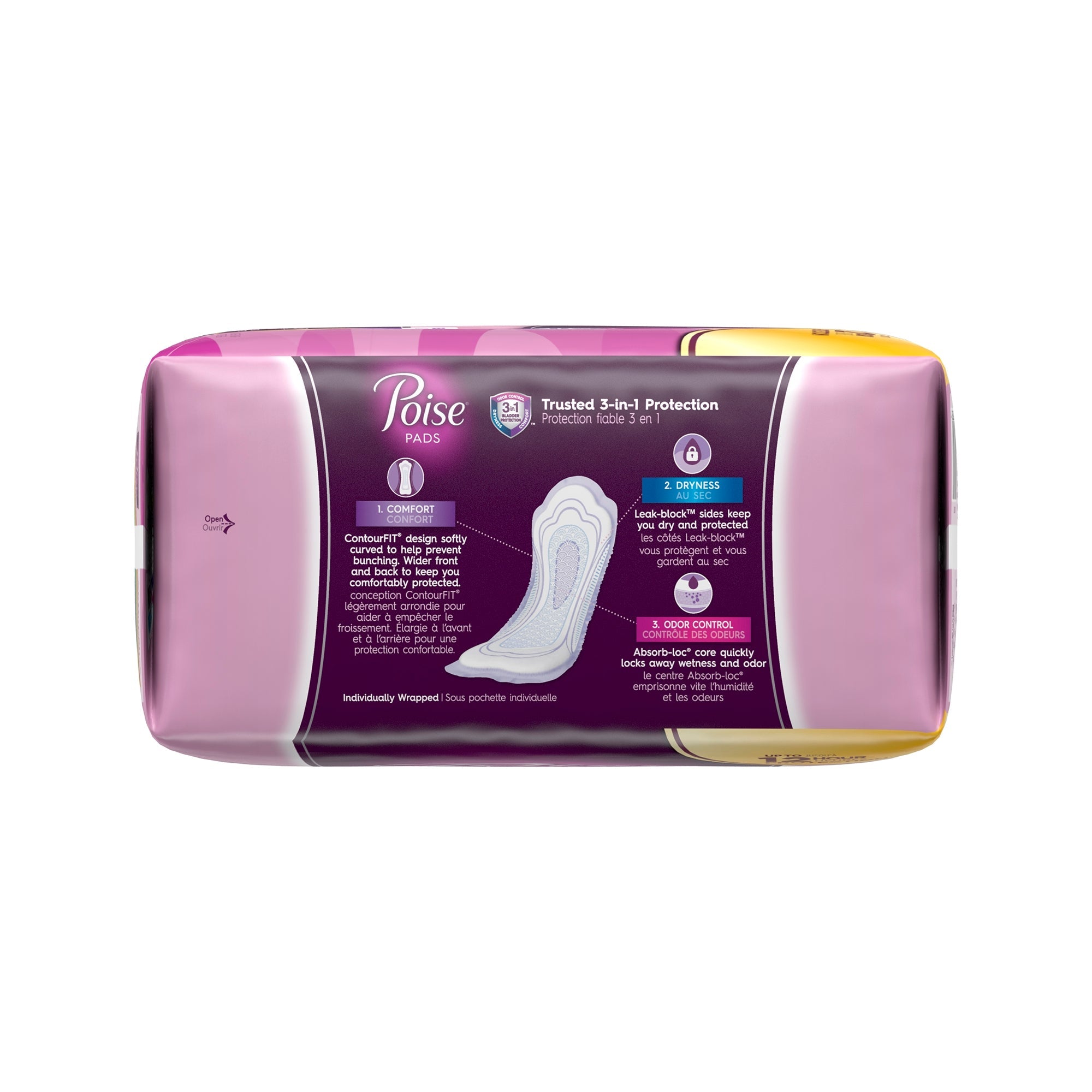 Poise Bladder Control Pads, Heavy Absorbency, Comfort Fit - 33 Pack