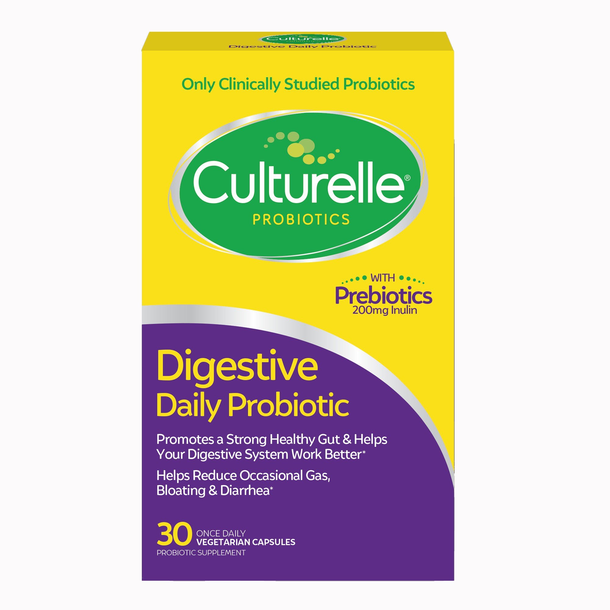Probiotic Dietary Supplement Culturelle® 30 per Box Capsule