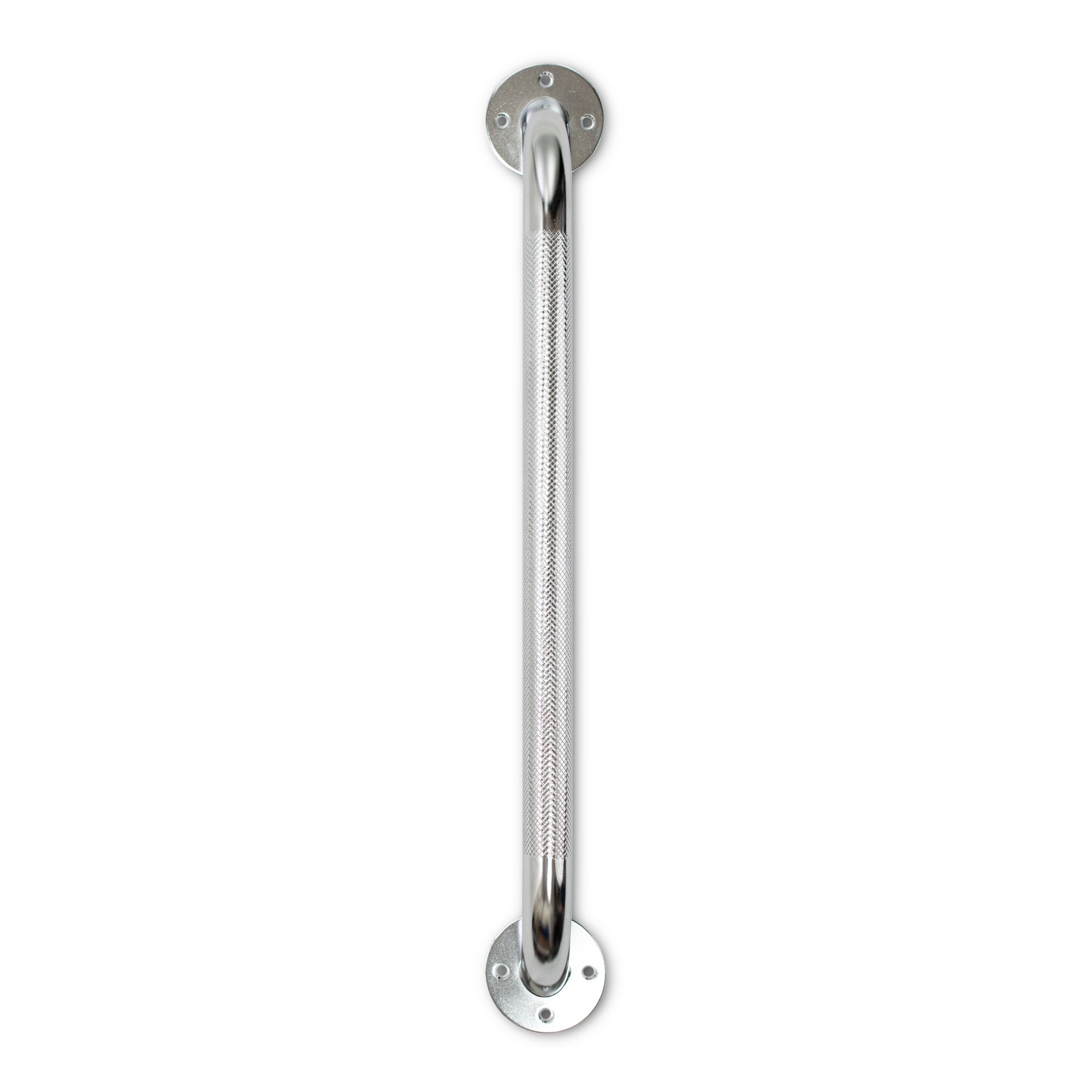 McKesson Wall Grab Bar, Chrome Finish, Knurled Steel (3 Units)
