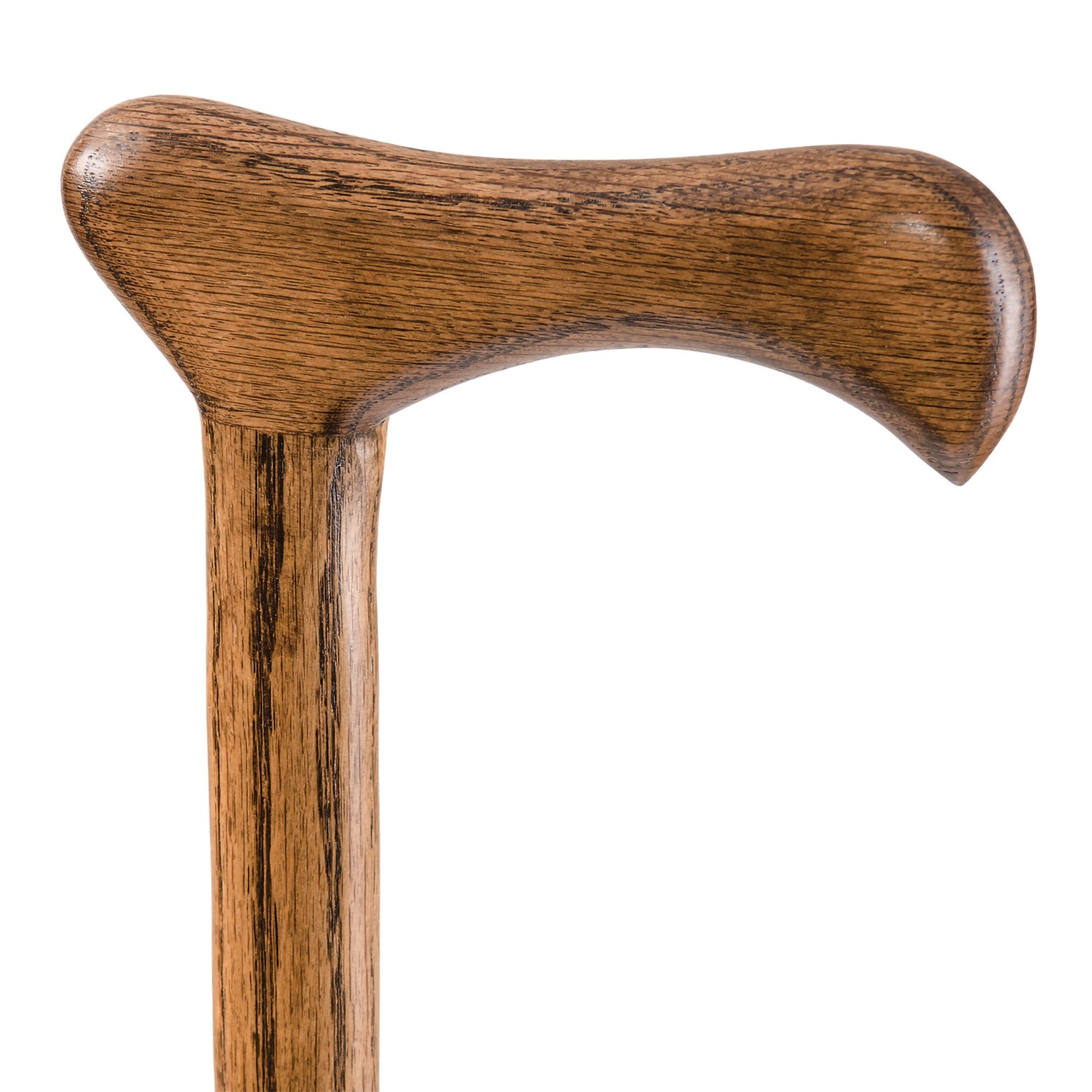 T-Handle Cane Brazos™ Twisted Wood 37 Inch Height Brown Oak - image 2