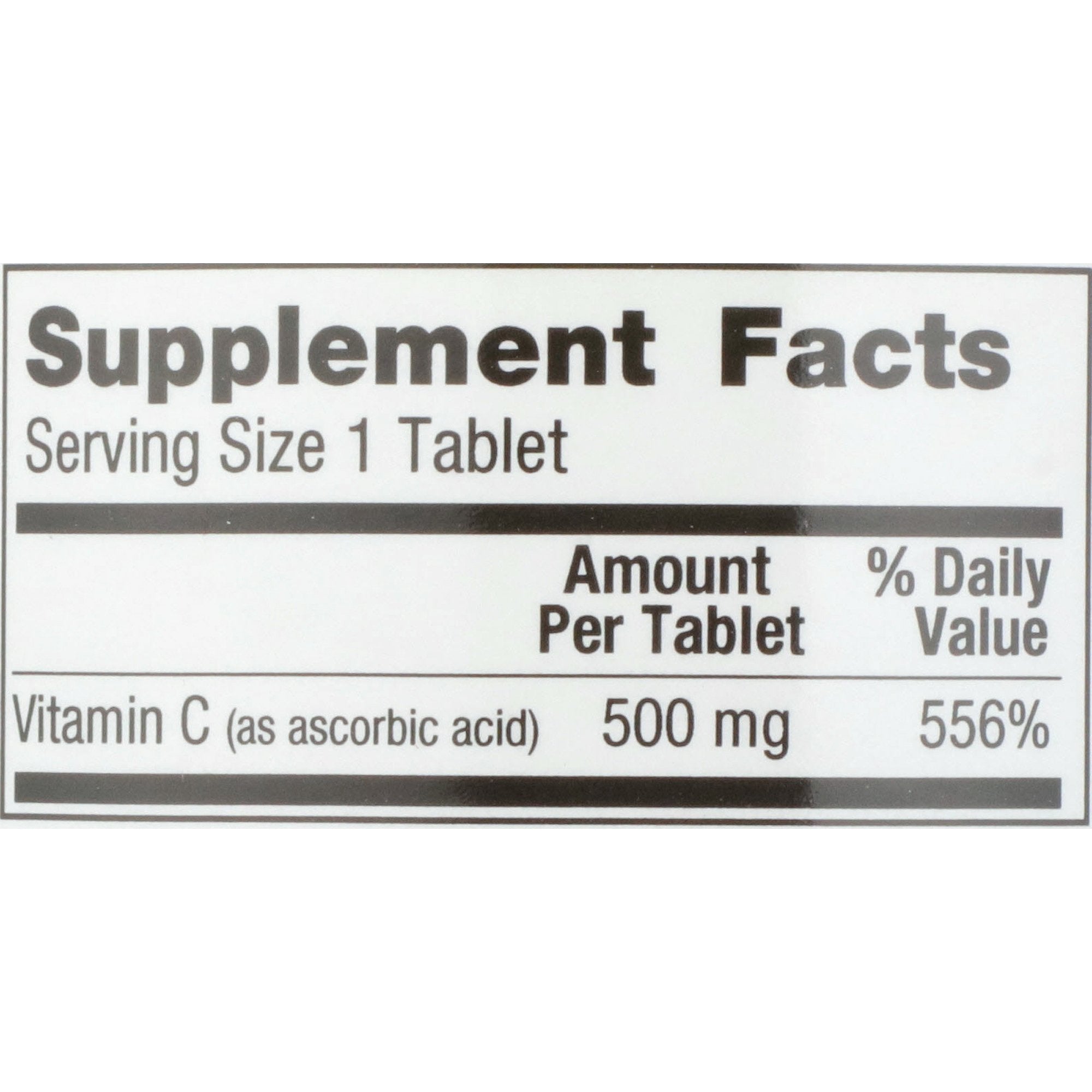 Vitamin C Supplement Geri-Care® Ascorbic Acid 500 mg Strength Tablet 500 per Bottle - image 4