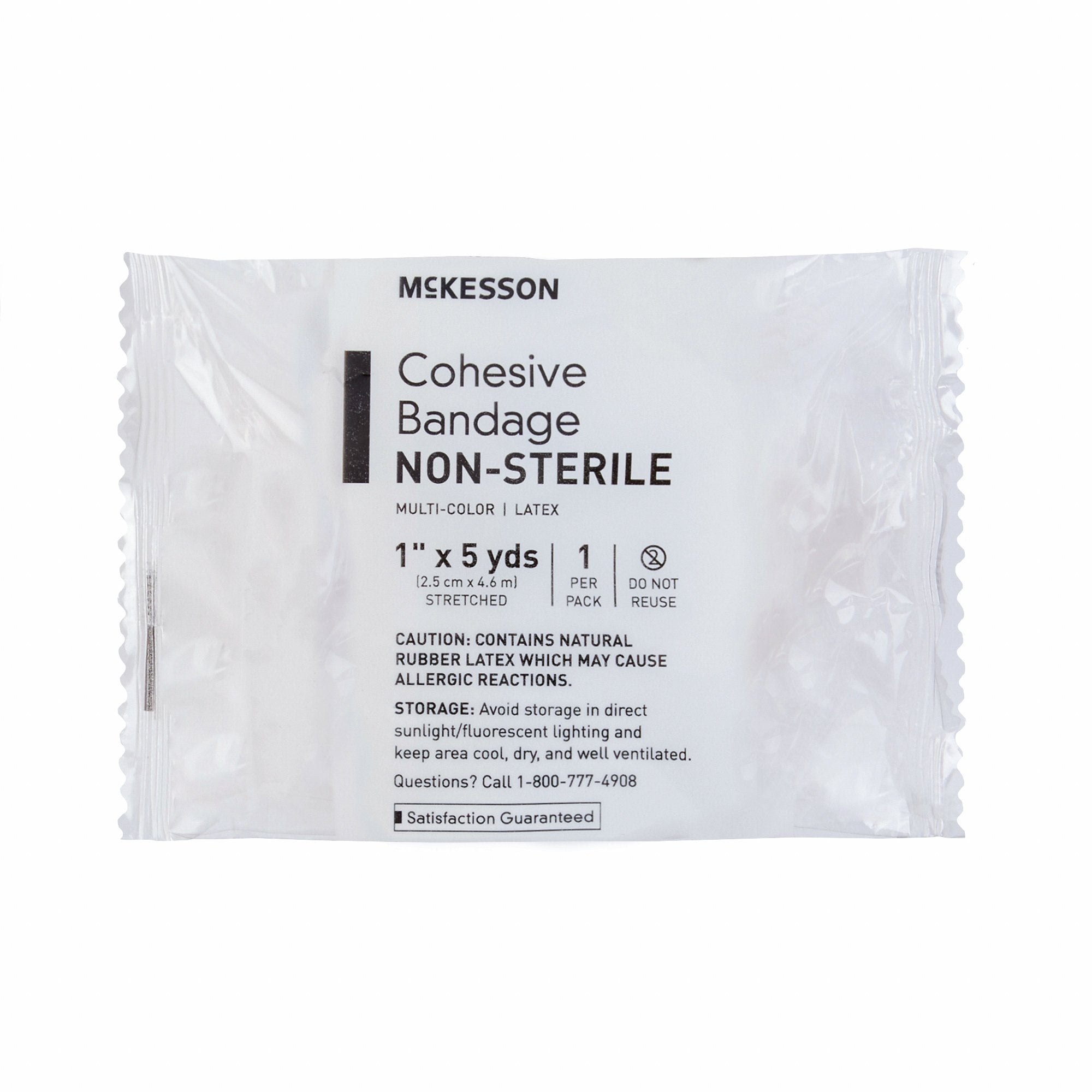 Cohesive Bandage McKesson 1 Inch X 5 Yard Self-adherent Closure Purple / Pink / Green / Light Blue / Royal Blue / Red NonSterile Standard Compression - image 5