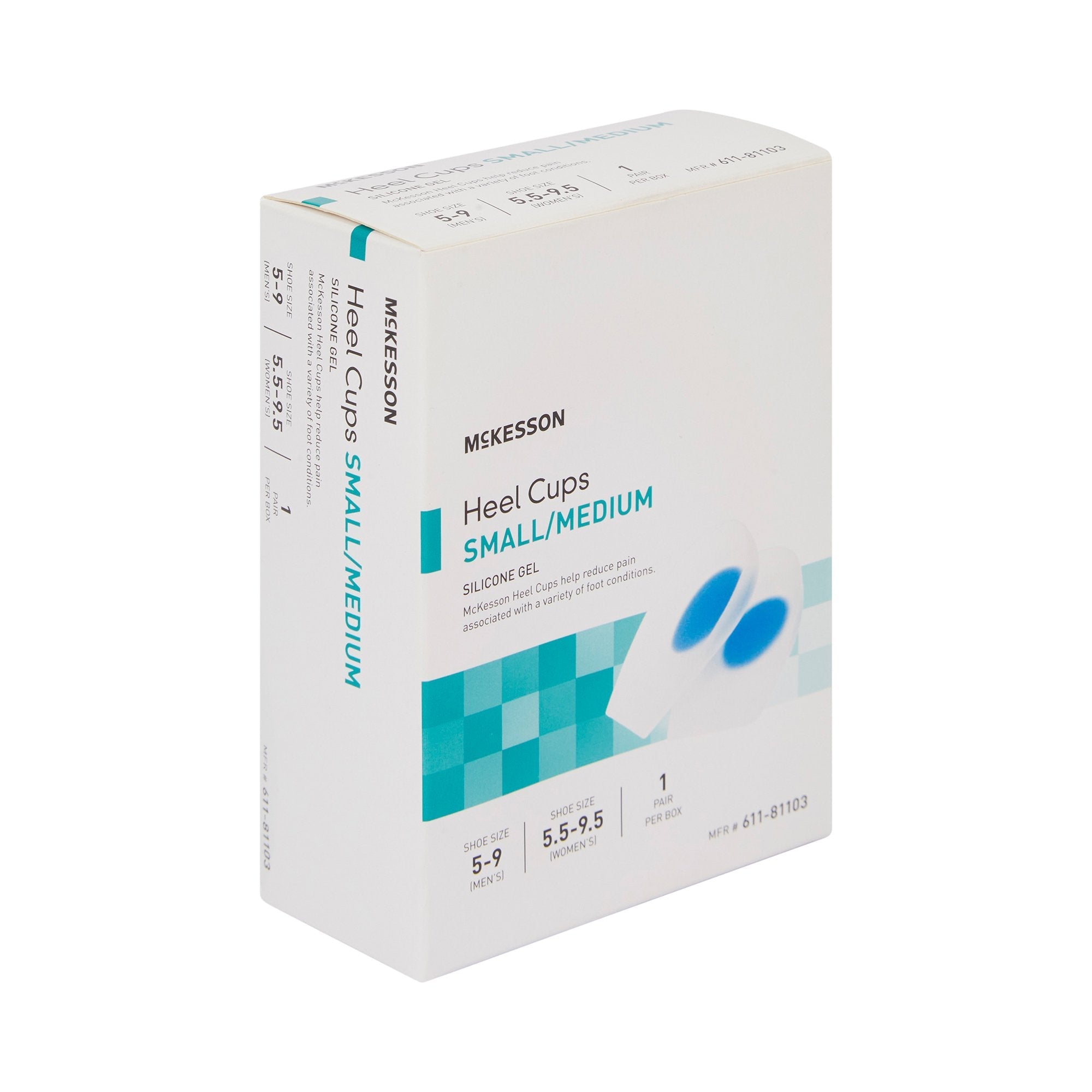 McKesson U-Shaped Heel Cup, Small / Medium (1 Unit)