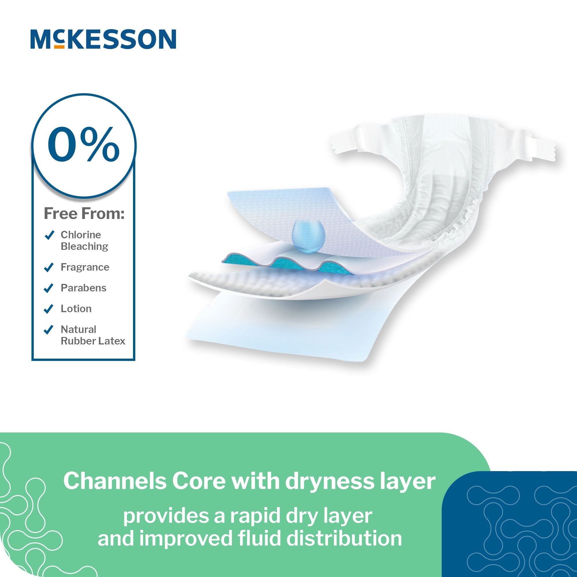 Unisex Baby Diaper McKesson Size 8 Disposable Heavy Absorbency - image 2