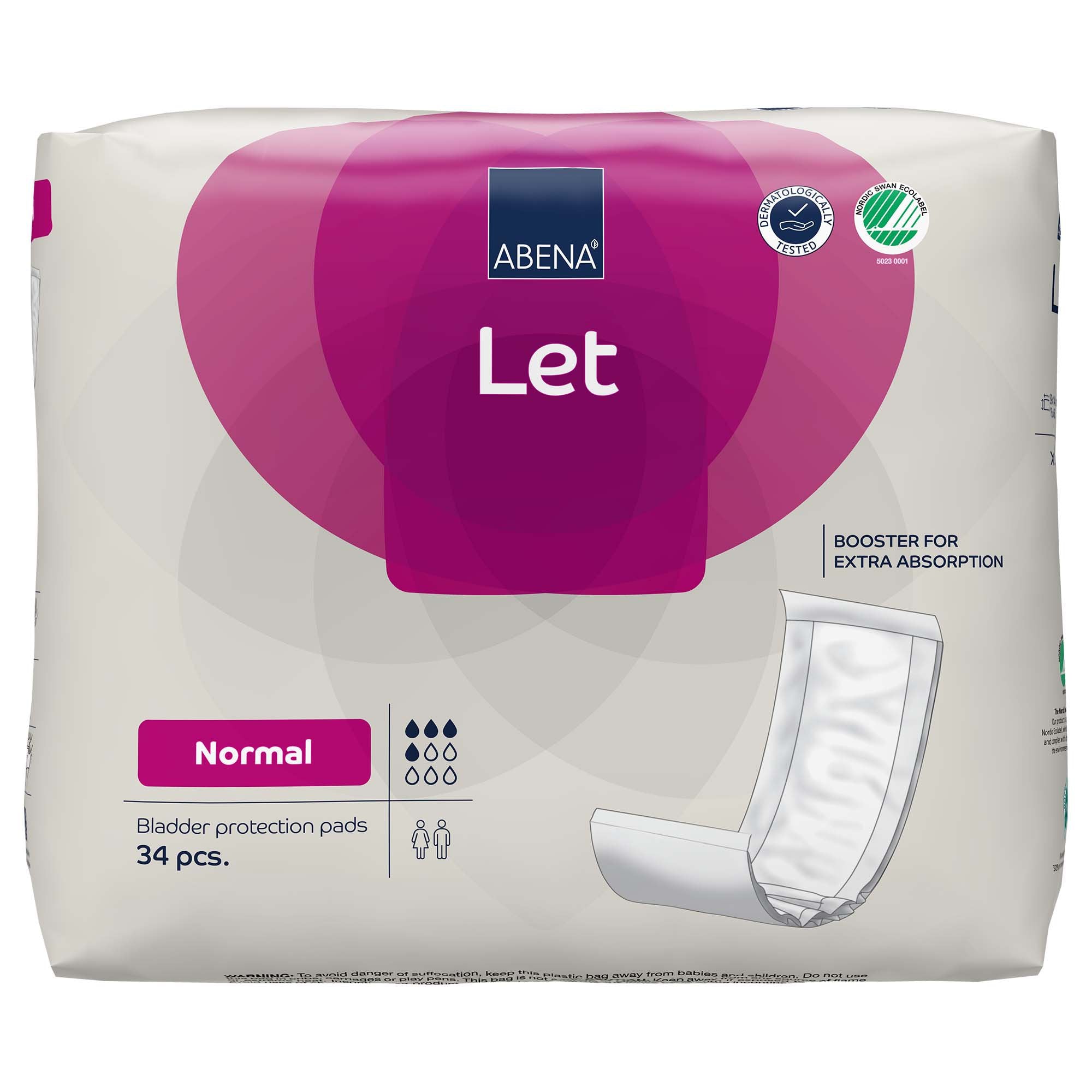 Incontinence Liner Abena® Abri-Let Normal 4.3 X 15.3 Inch Light Absorbency Fluff / Polymer Core One Size Fits Most - image 5